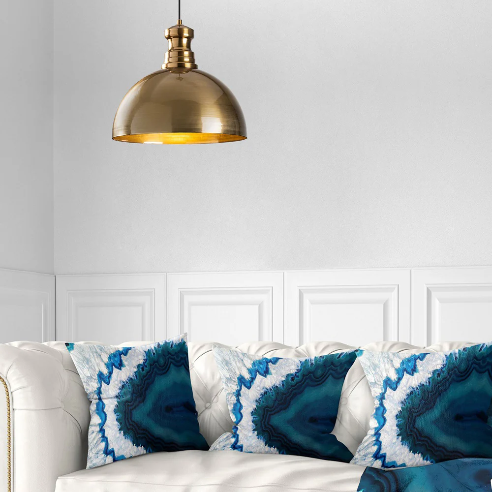Lampa wisząca Theyro półokrągła średnica 40 cm złota - Image 3