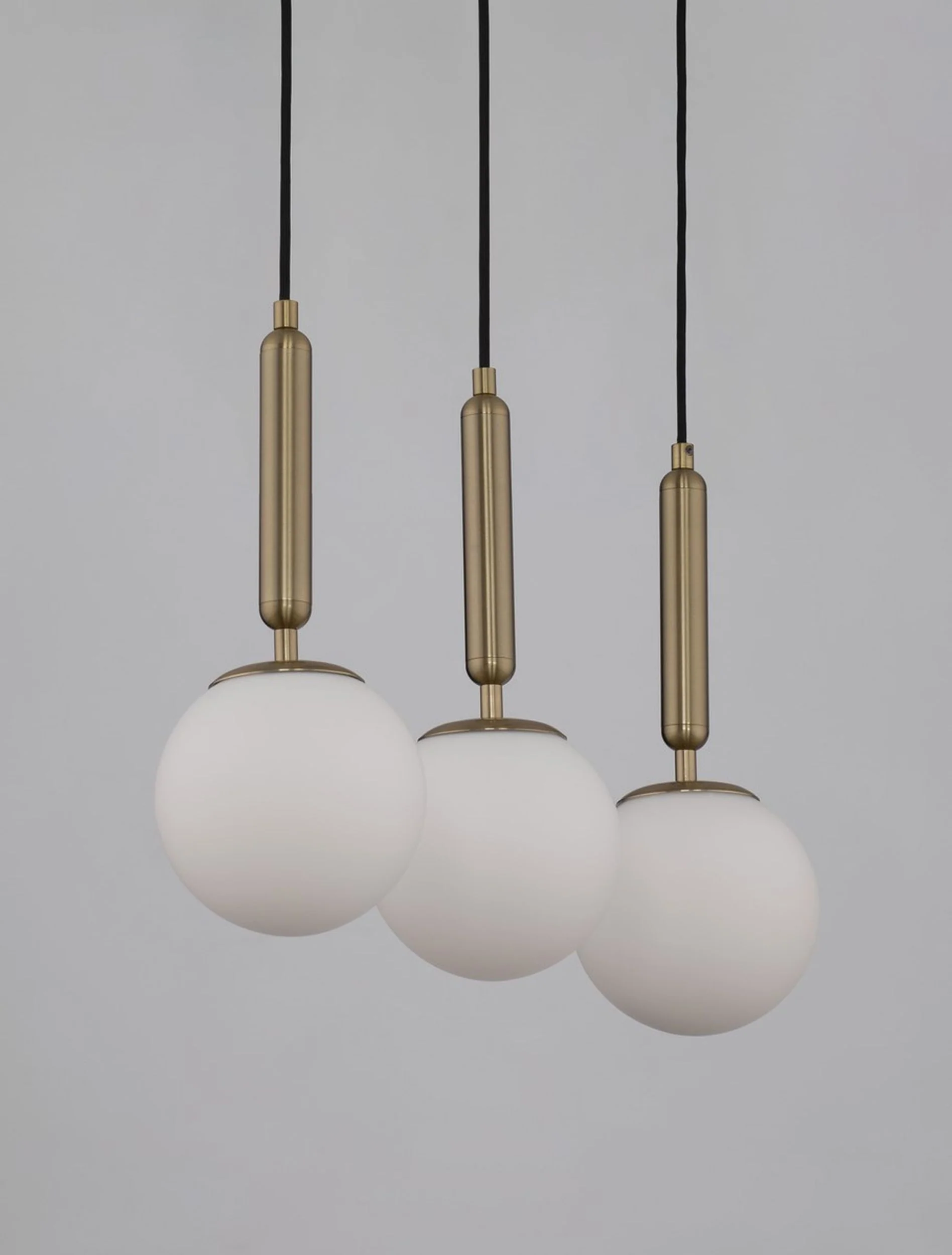 Lampa wisząca Trallos x3 złota - Image 3