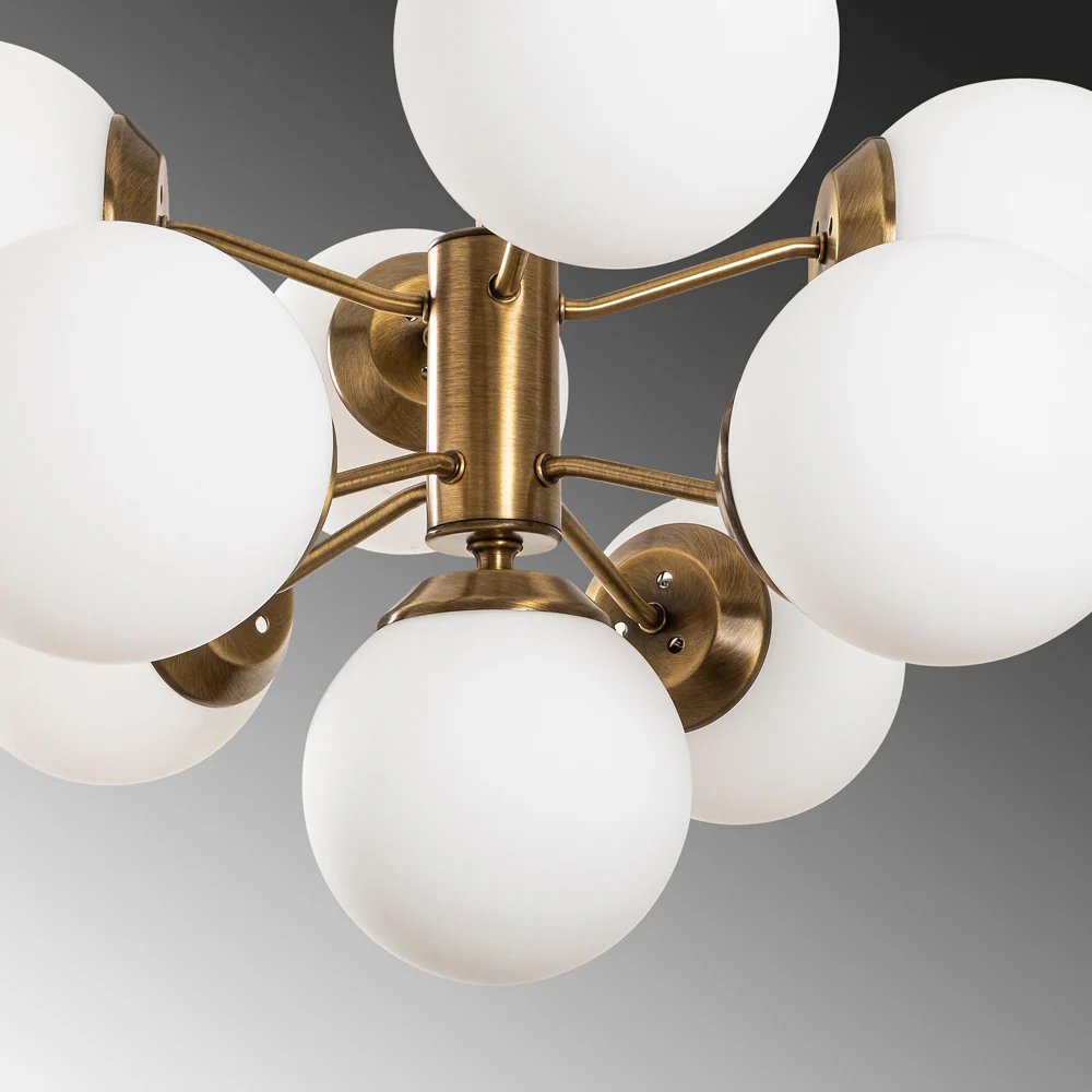 Lampa wisząca Tuiren x9 miedziana - Image 5