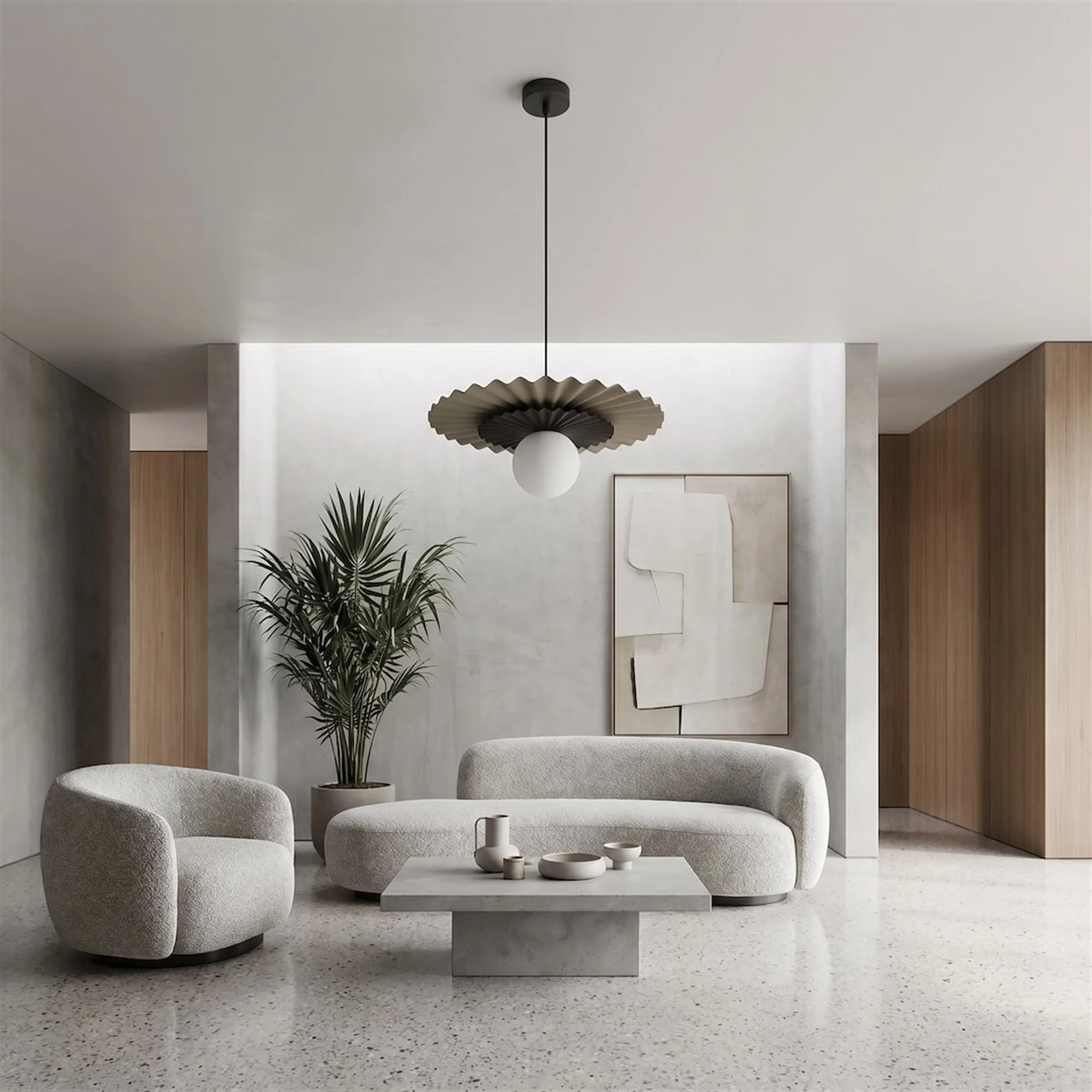 Lampa wisząca Umbra czerń/mokka - Image 4