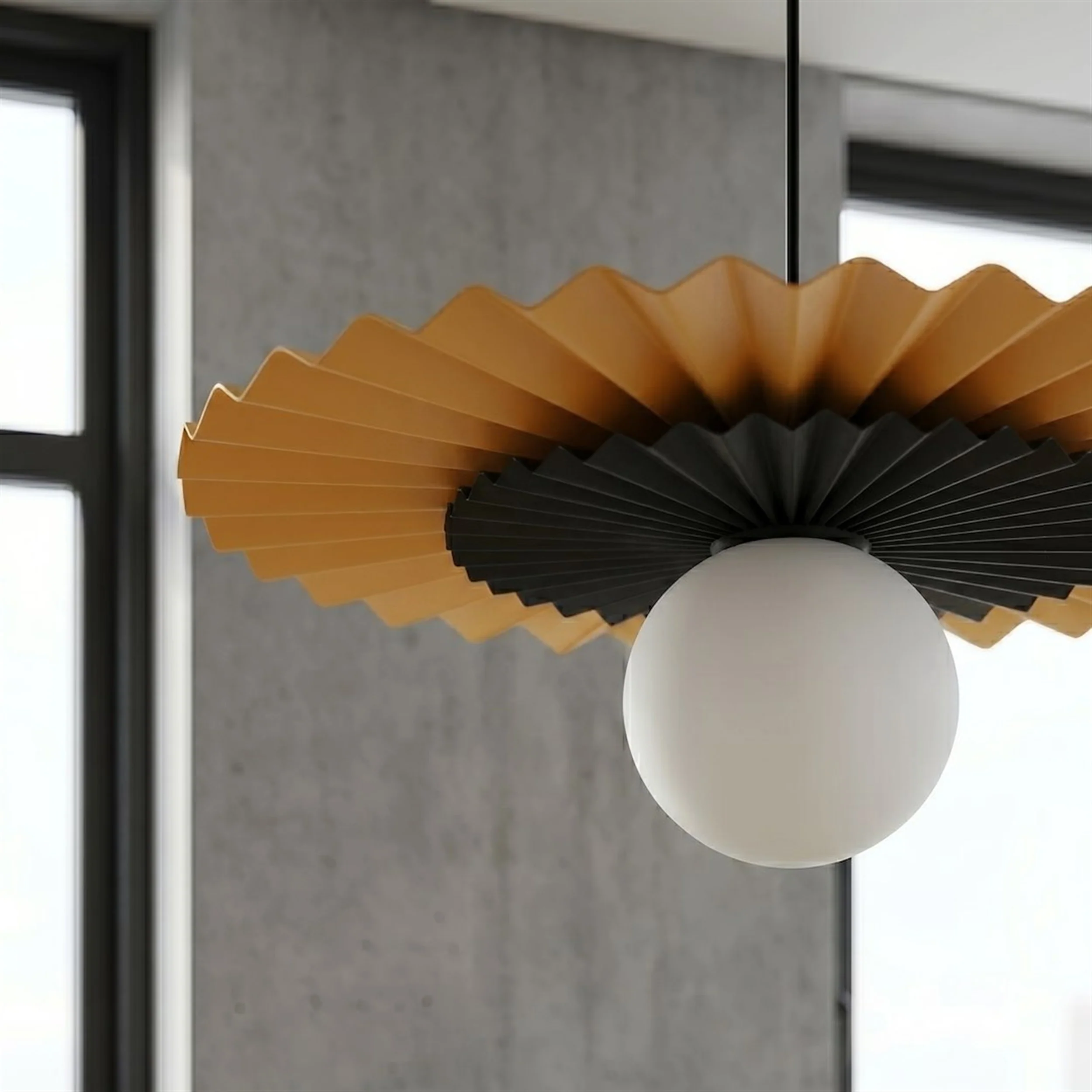 Lampa wisząca Umbra czerń/pomarańcz - Image 5
