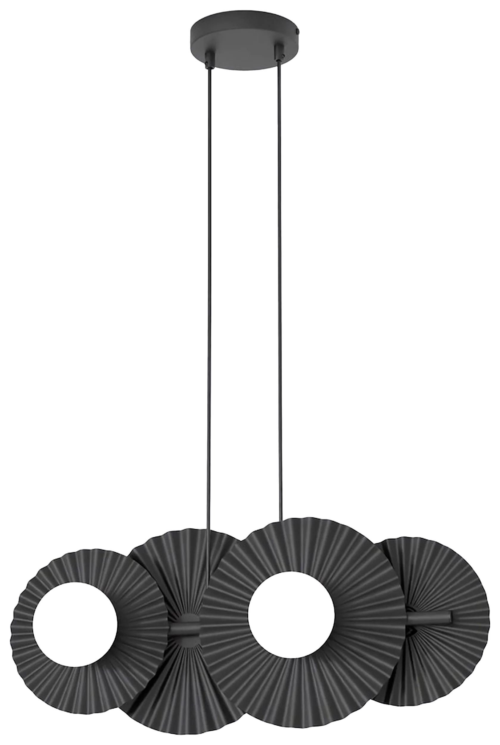 Lampa wisząca Umbra x4 czarna