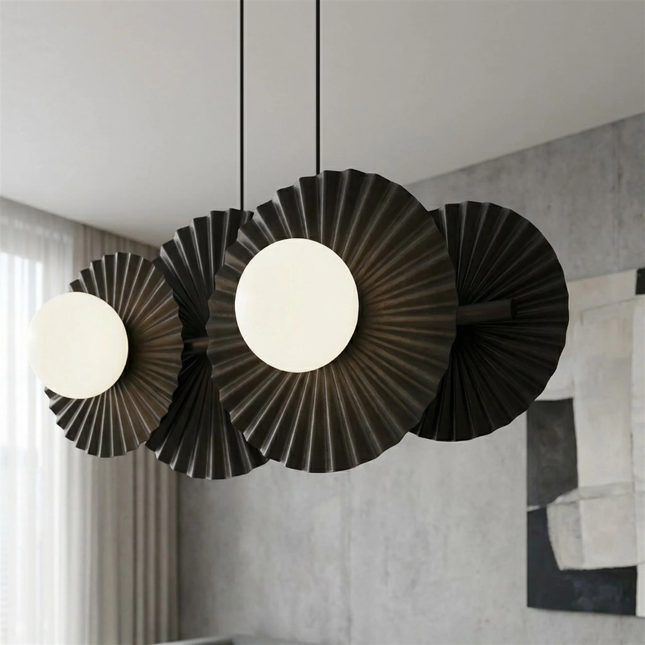 Lampa wisząca Umbra x4 czarna - Image 2