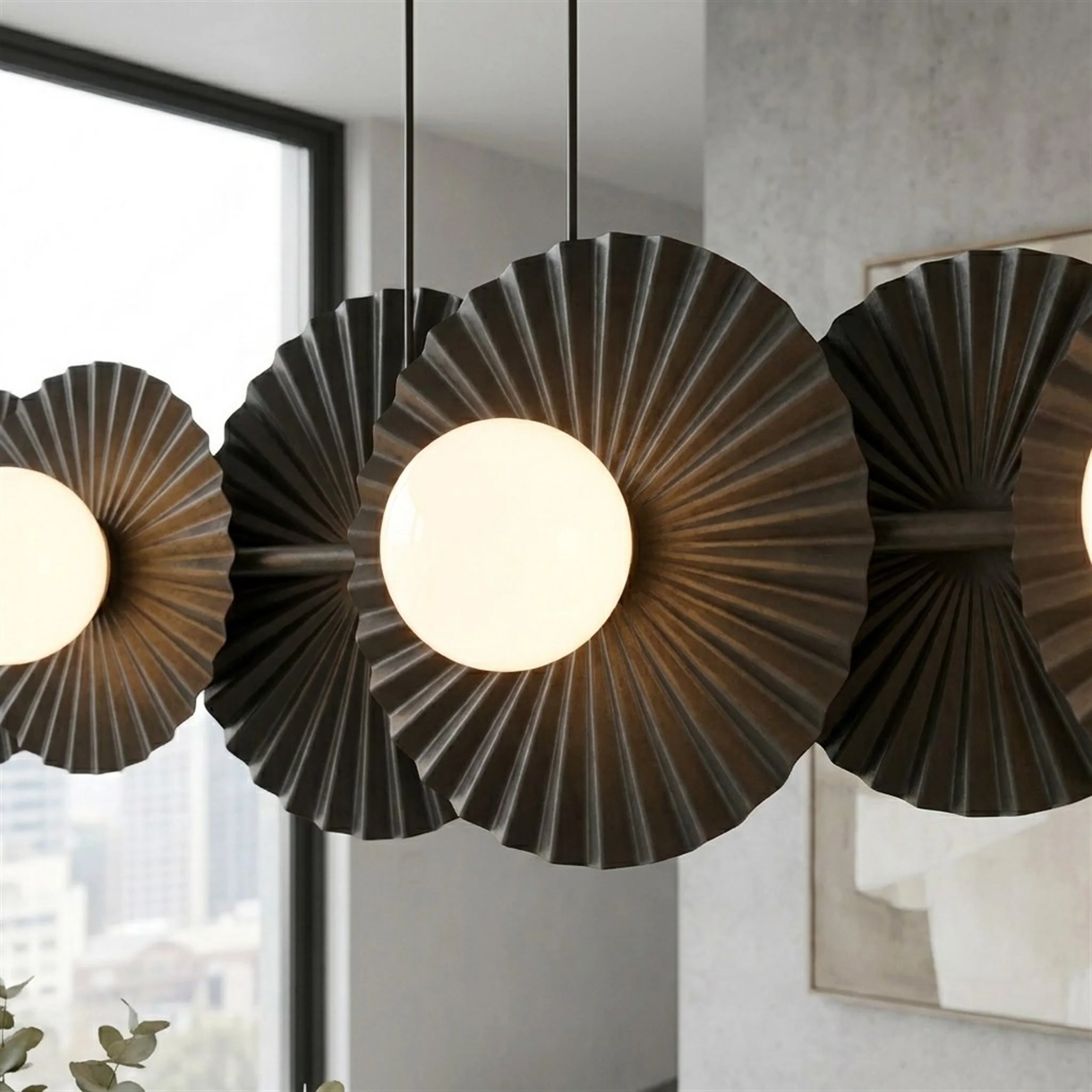 Lampa wisząca Umbra x6 czarna - Image 2
