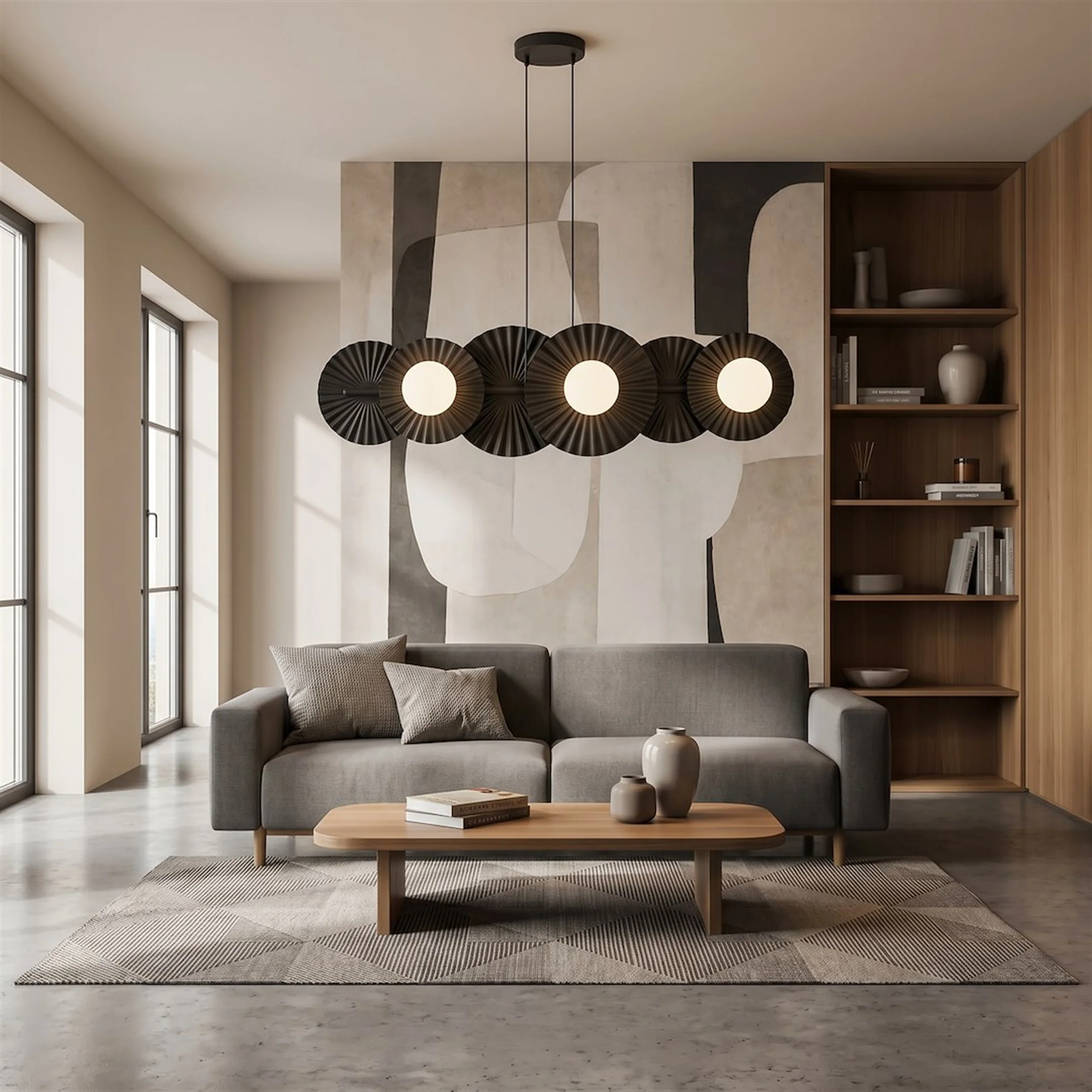 Lampa wisząca Umbra x6 czarna - Image 4