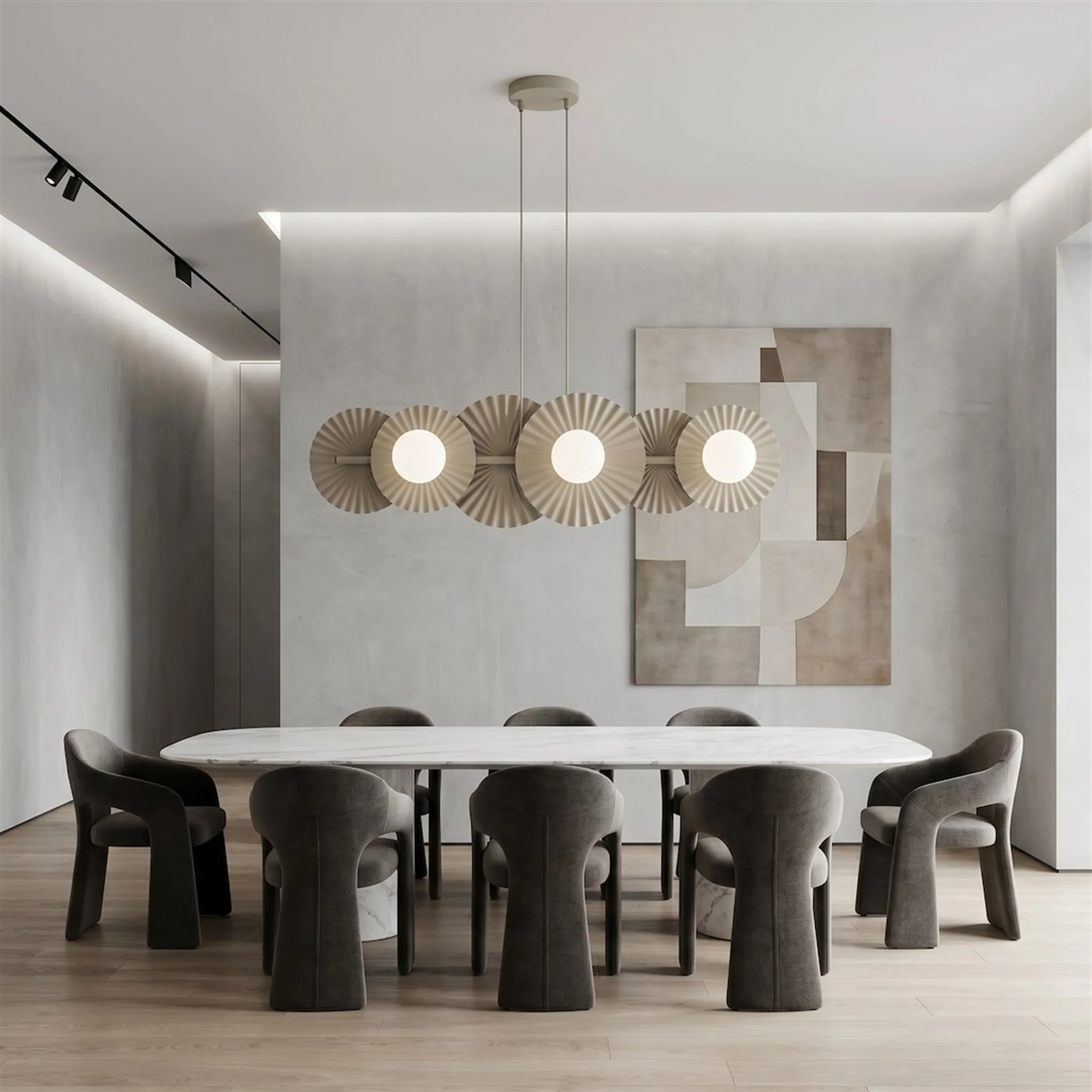 Lampa wisząca Umbra x6 mokka - Image 4