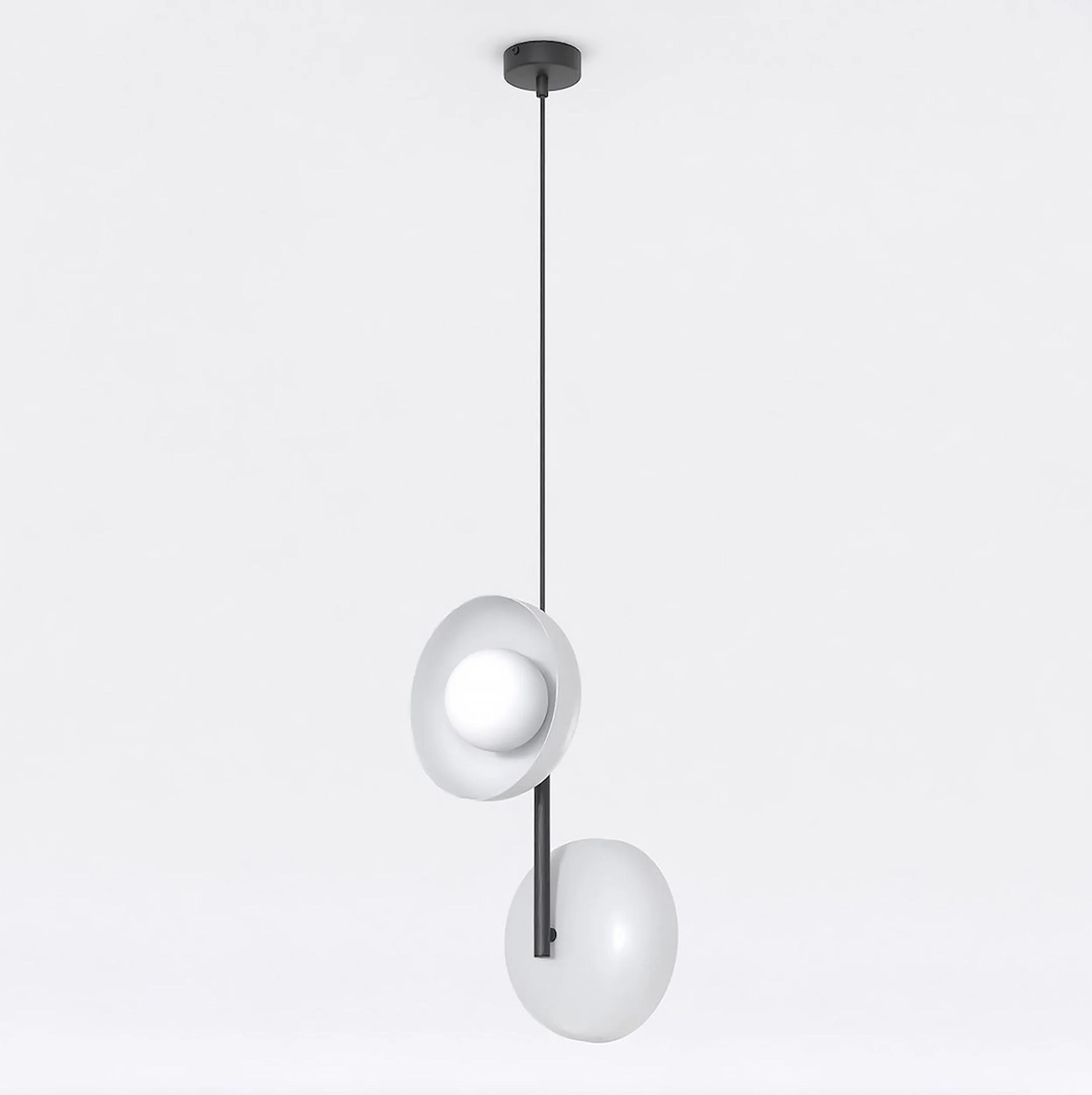 Lampa wisząca Vanila x2 ciepły szary - Image 3