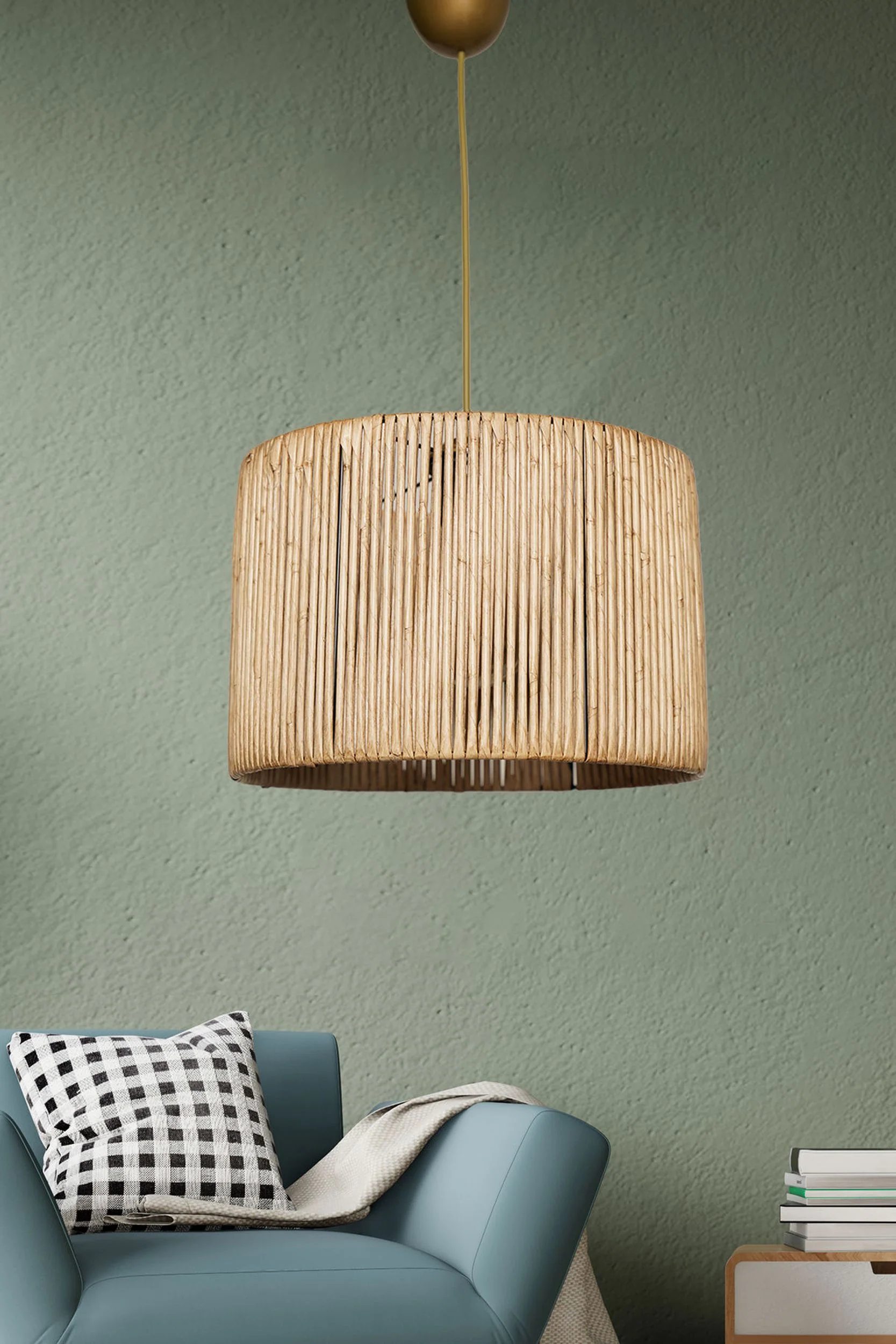 Lampa wisząca Viselfe średnica 30 cm walec - Image 2