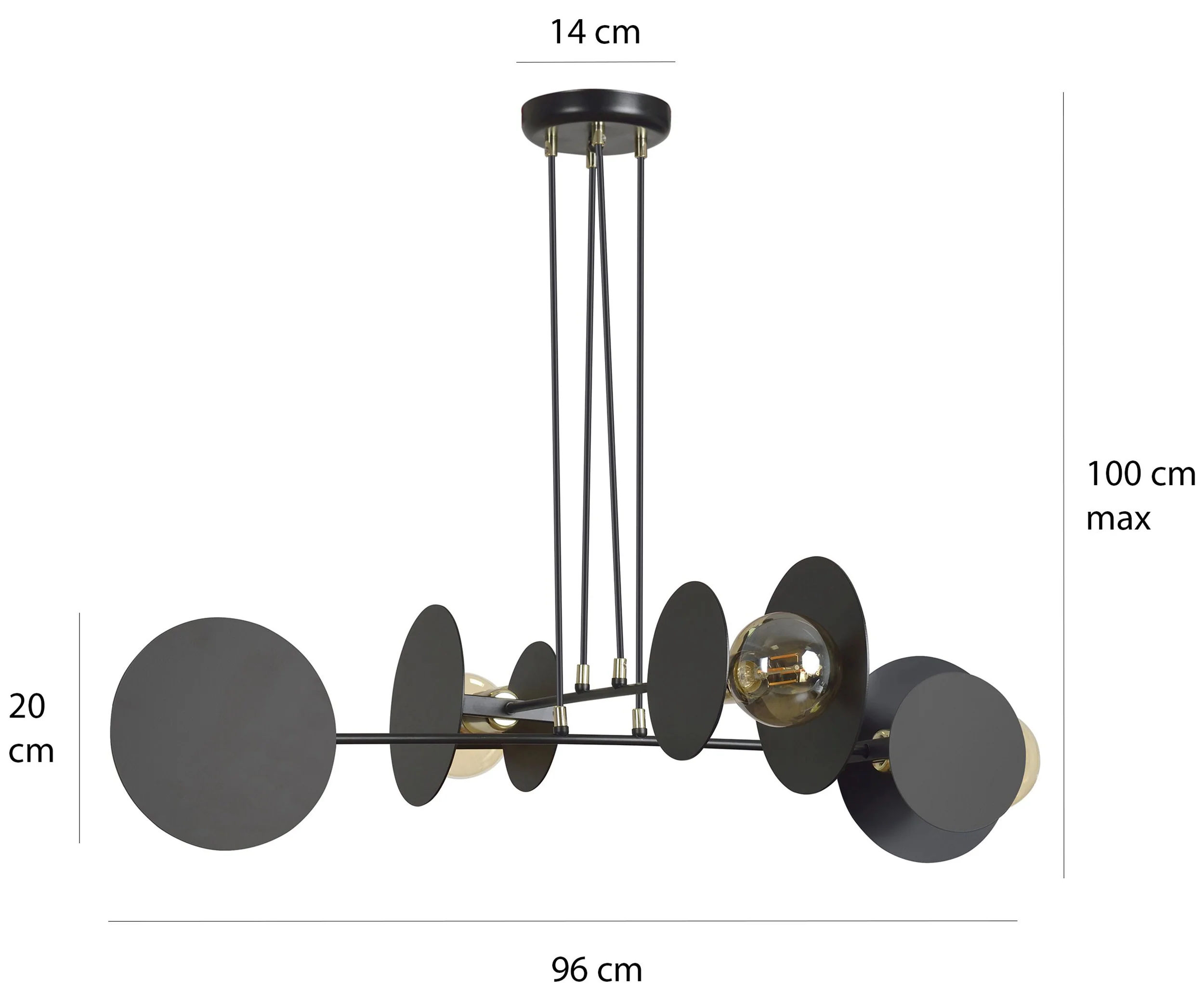 Lampa wisząca Viverone czarna - Image 11