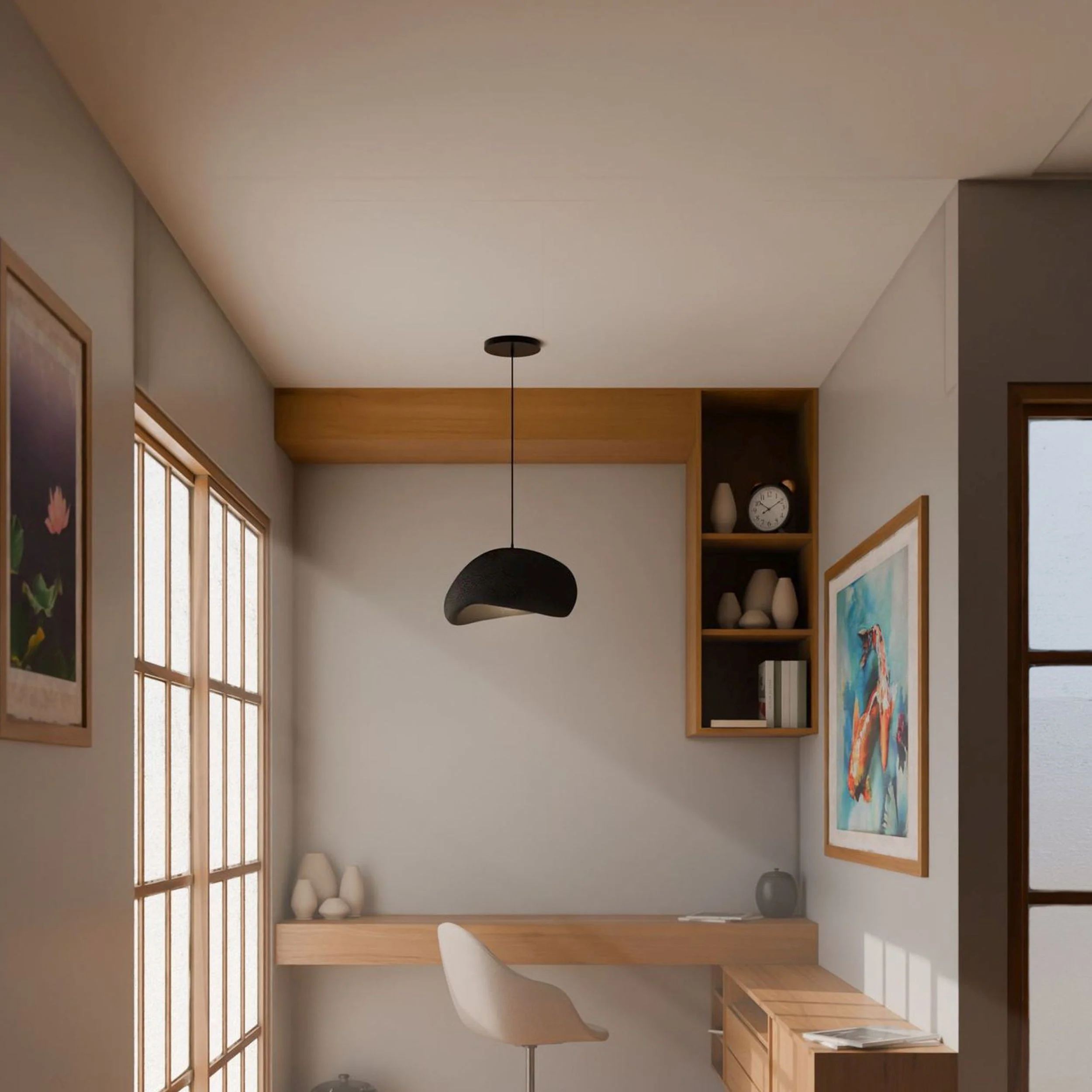 Lampa wisząca Wabi Sabi czarna - Image 3