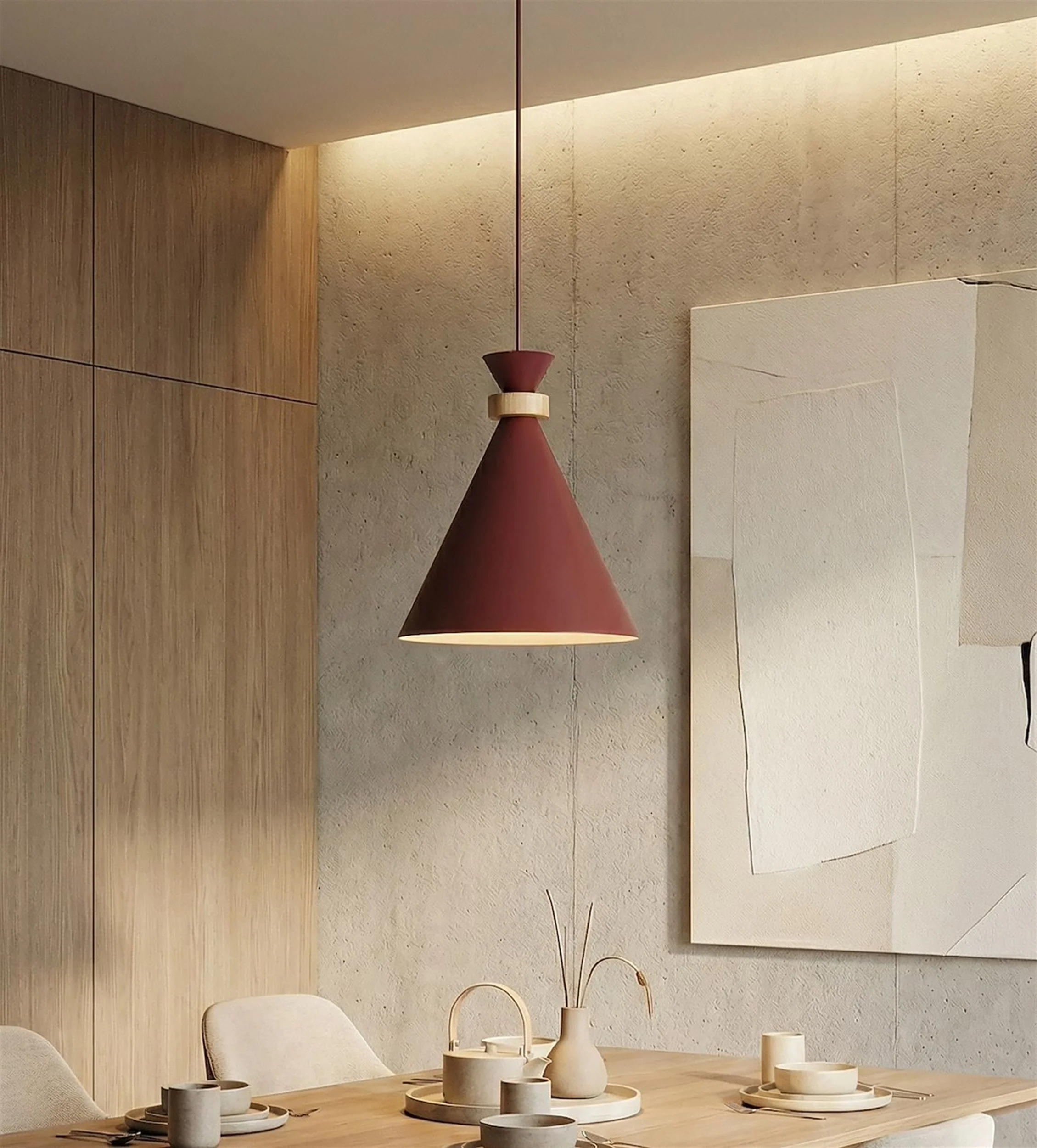 Lampa wisząca Zero x1 burgundowa - Image 2