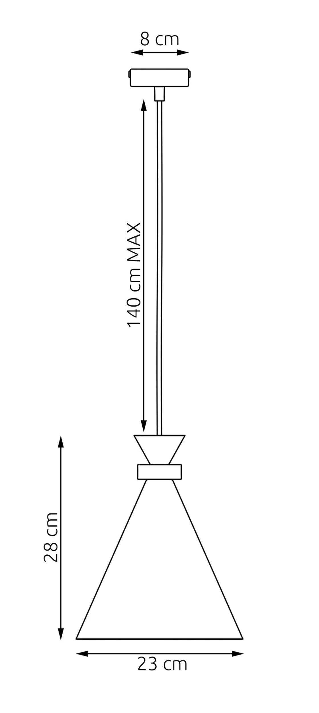 Lampa wisząca Zero x1 burgundowa - Image 6
