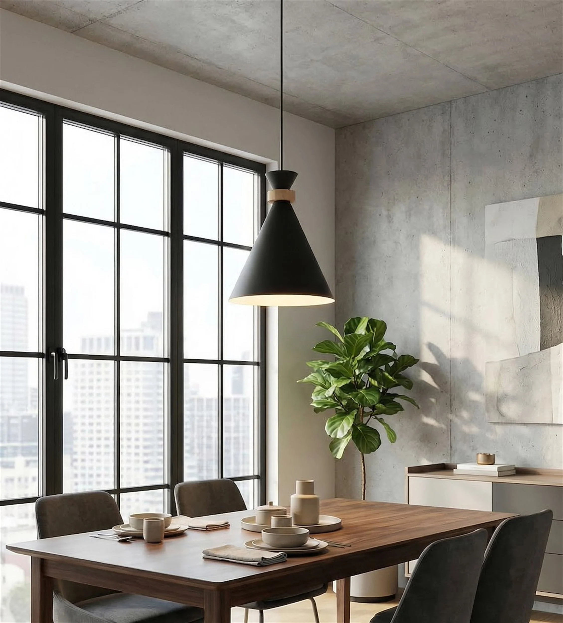 Lampa wisząca Zero x1 czarna - Image 6