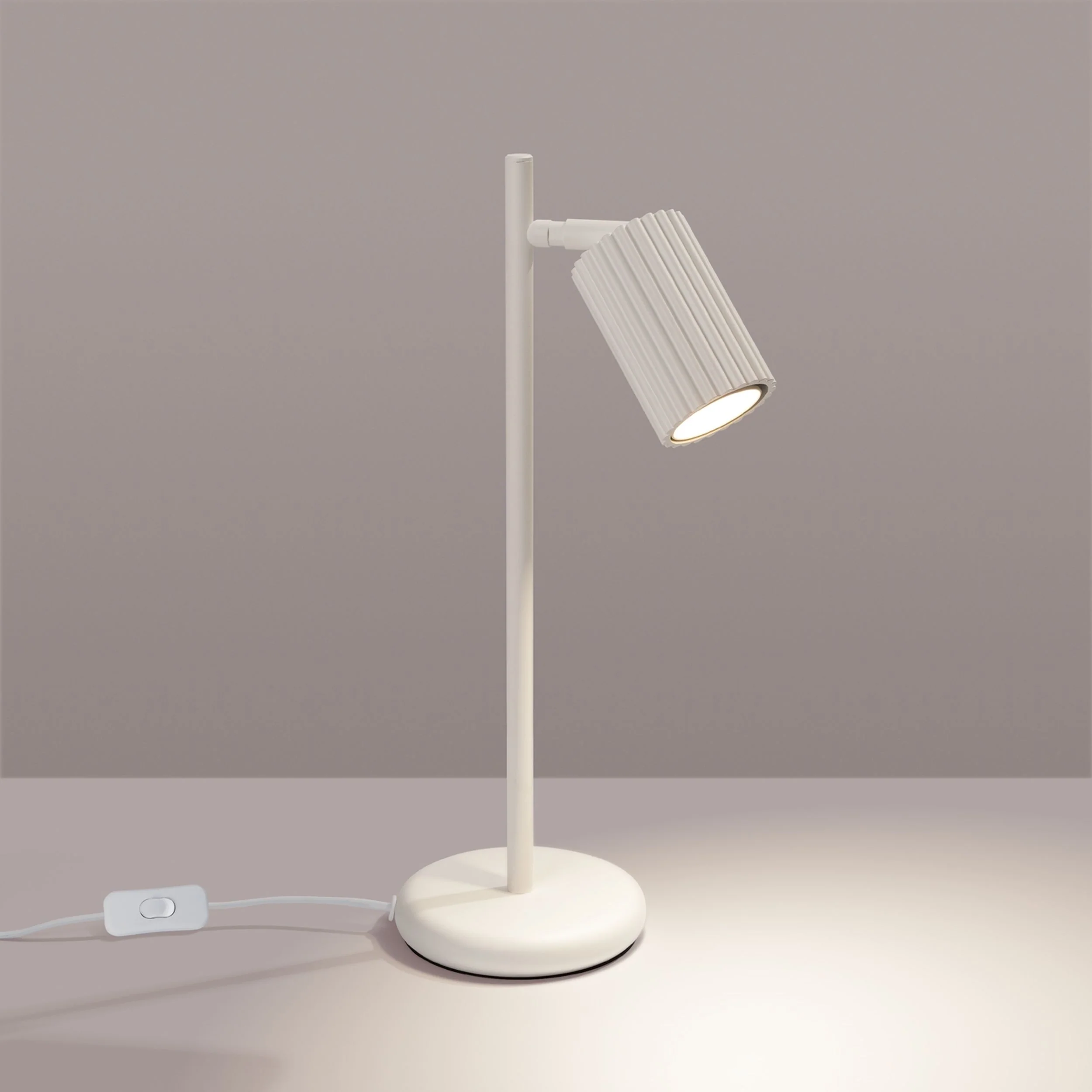 Lampka na biurko Karbon beżowa - Image 4