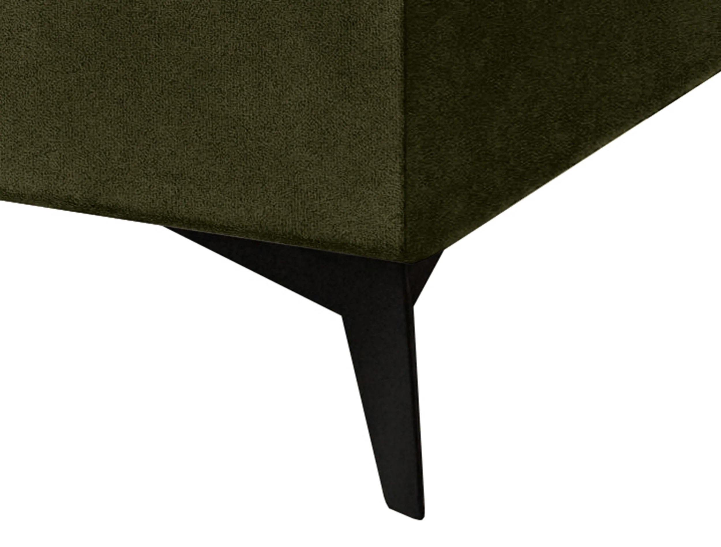 Łóżko kontynentalne 160x200 cm Falwo z pojemnikiem oliwkowe gruby sztruks - Image 4