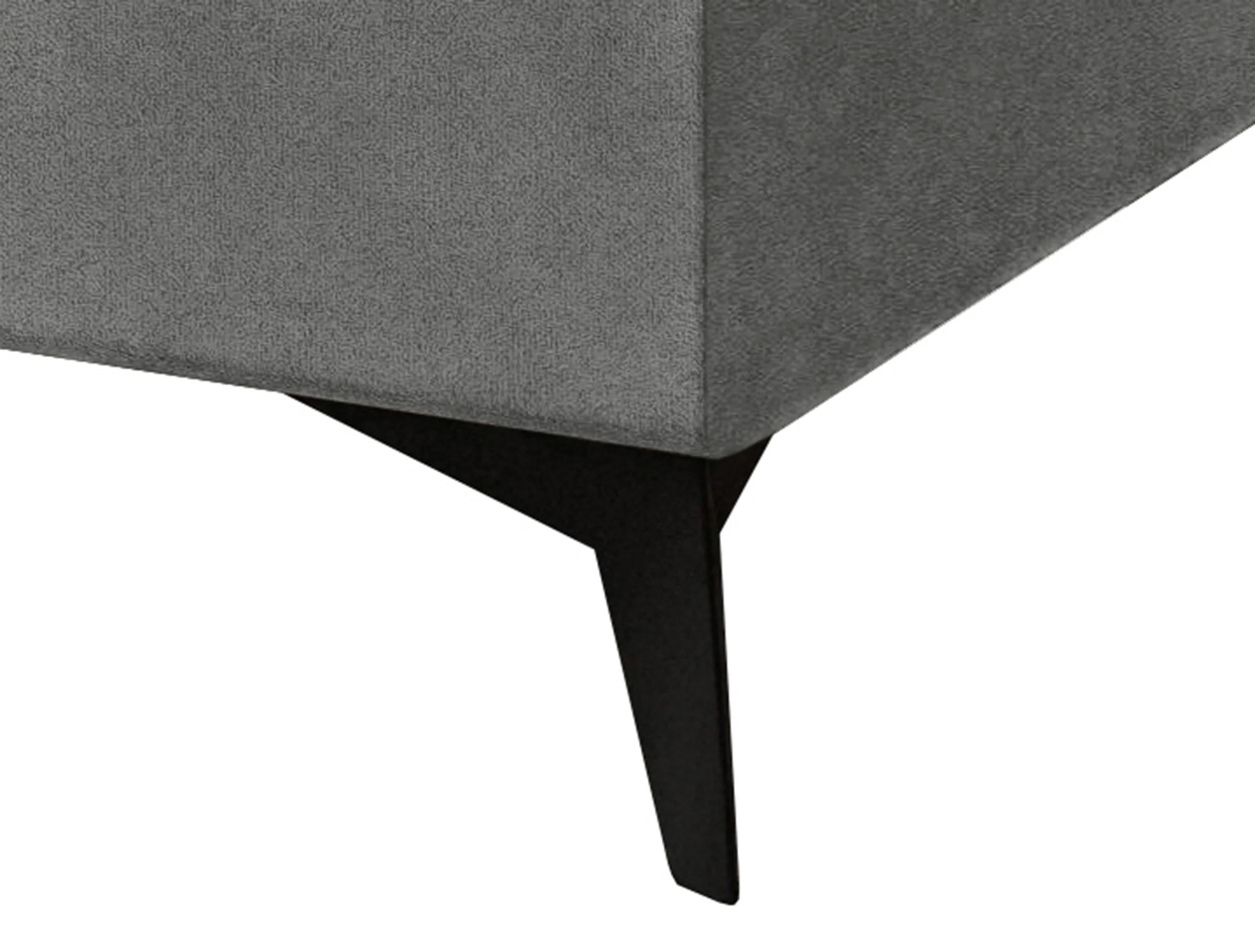 Łóżko kontynentalne 180x200 cm Falwo z pojemnikiem jasnoszare gruby sztruks - Image 4