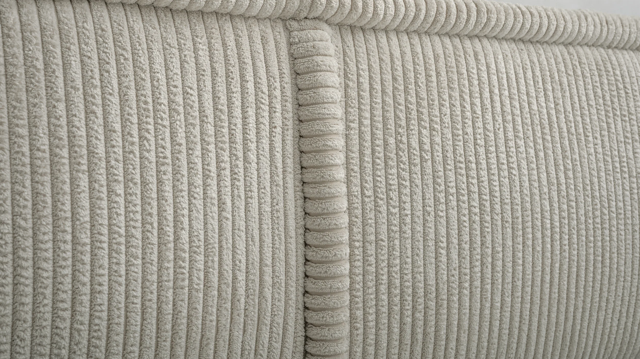 Łóżko tapicerowane 180x200 cm Cordo z pojemnikiem stelaż drewniany jasnobeżowe sztruks - Image 5