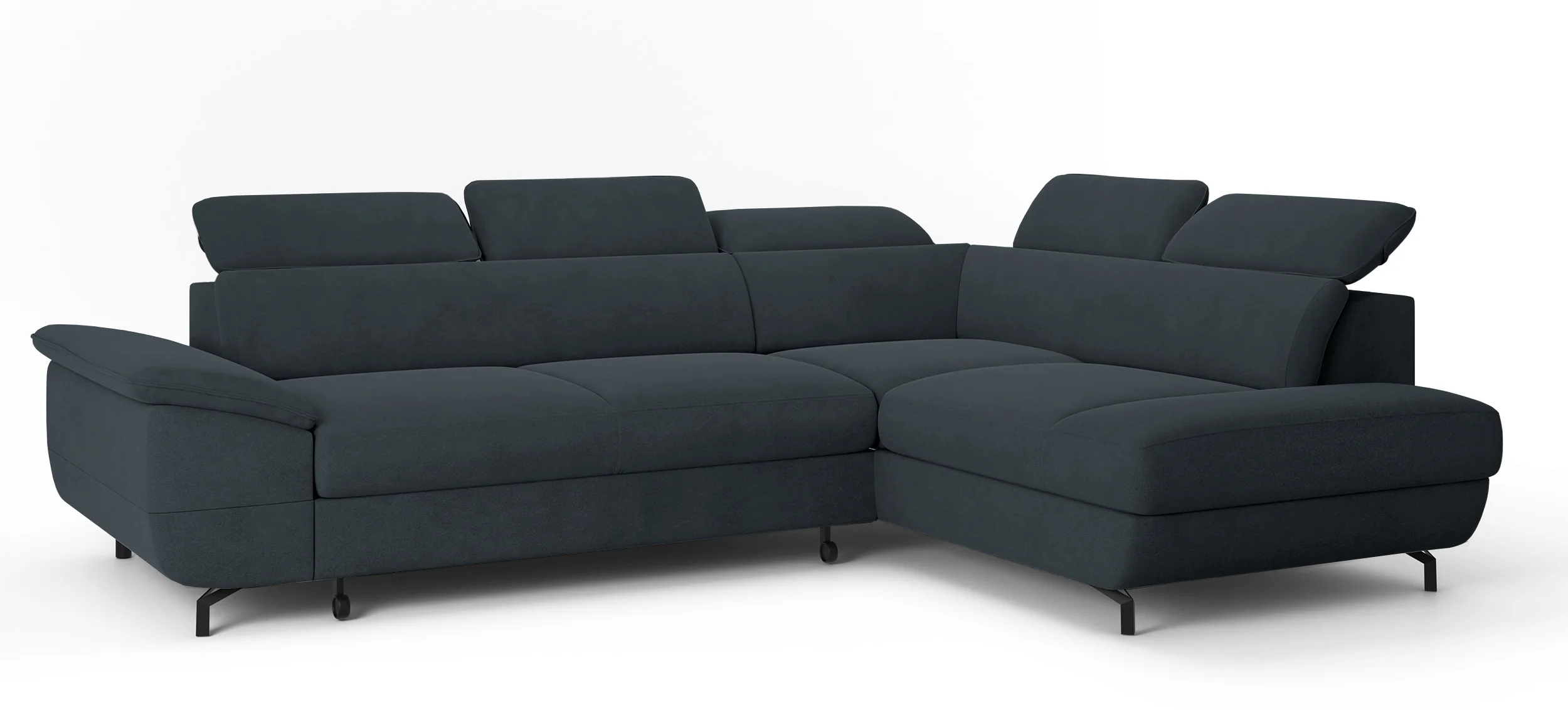 Łóżko tapicerowane 180x200 cm Sonvivo z pojemnikiem na pościel ciemnozielone szenil stelaż metalowy - Image 8