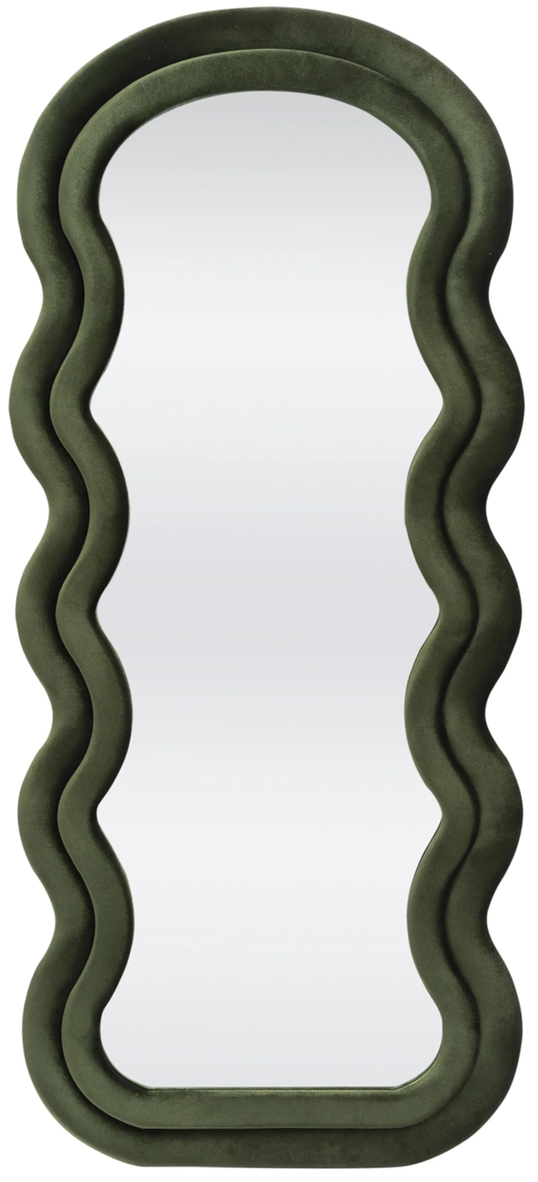 Lustro Confetto 160x70 cm w oliwkowej ramie
