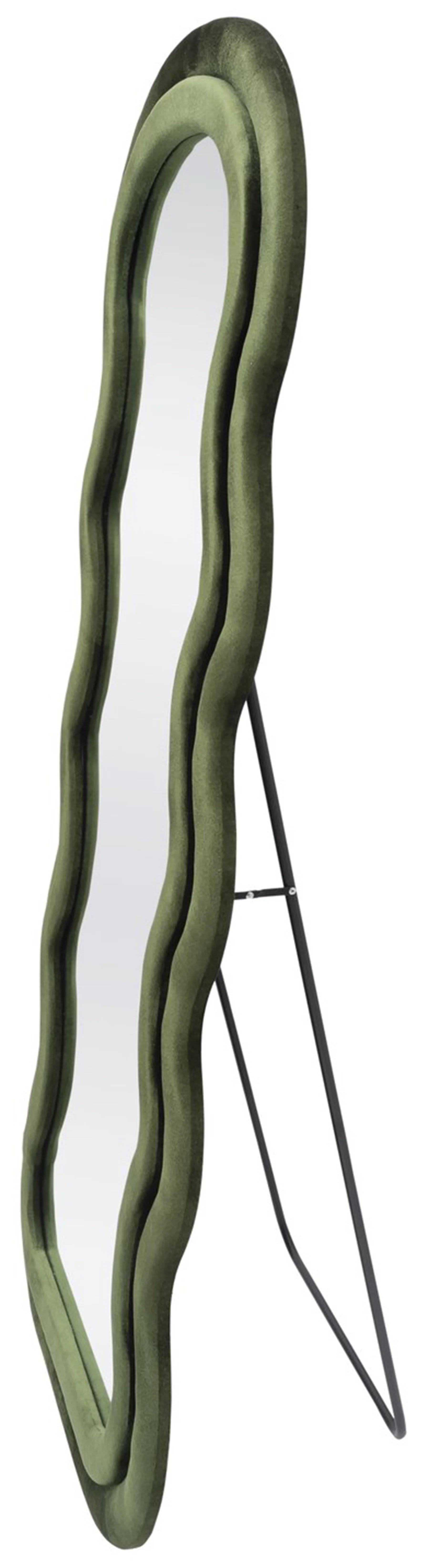Lustro Confetto 160x70 cm w oliwkowej ramie - Image 4