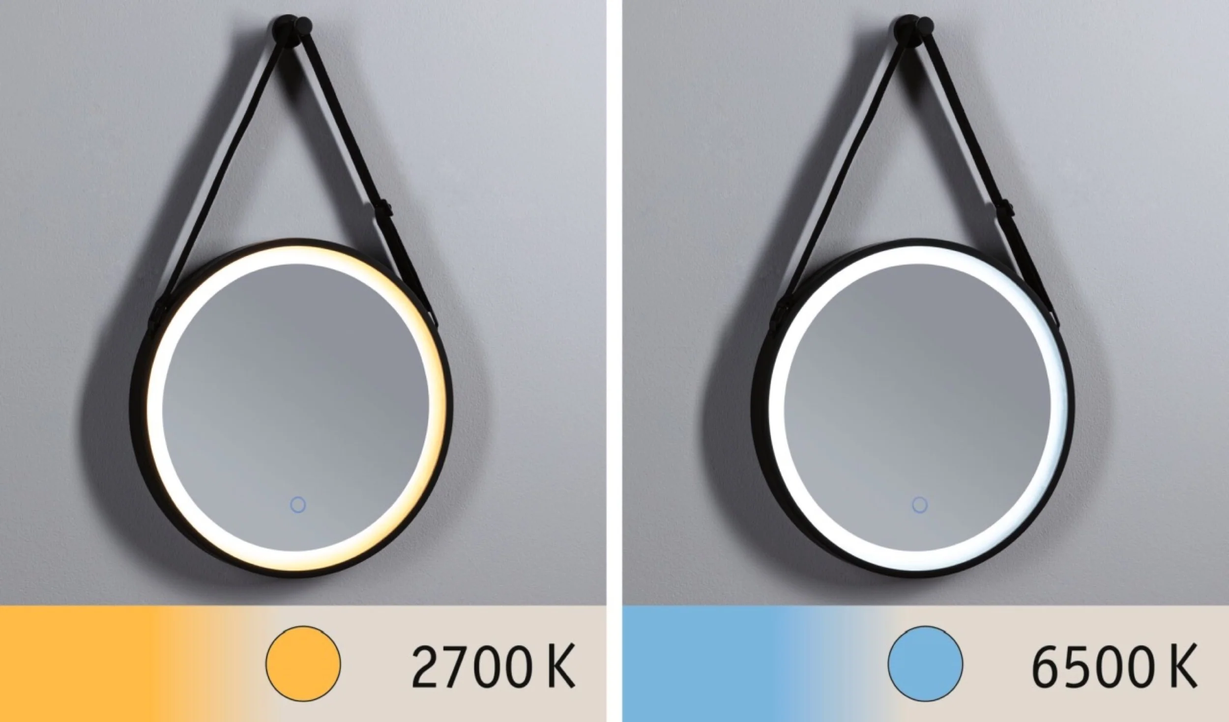 Lustro łazienkowe z oświetleniem Miro LED czarne - Image 8