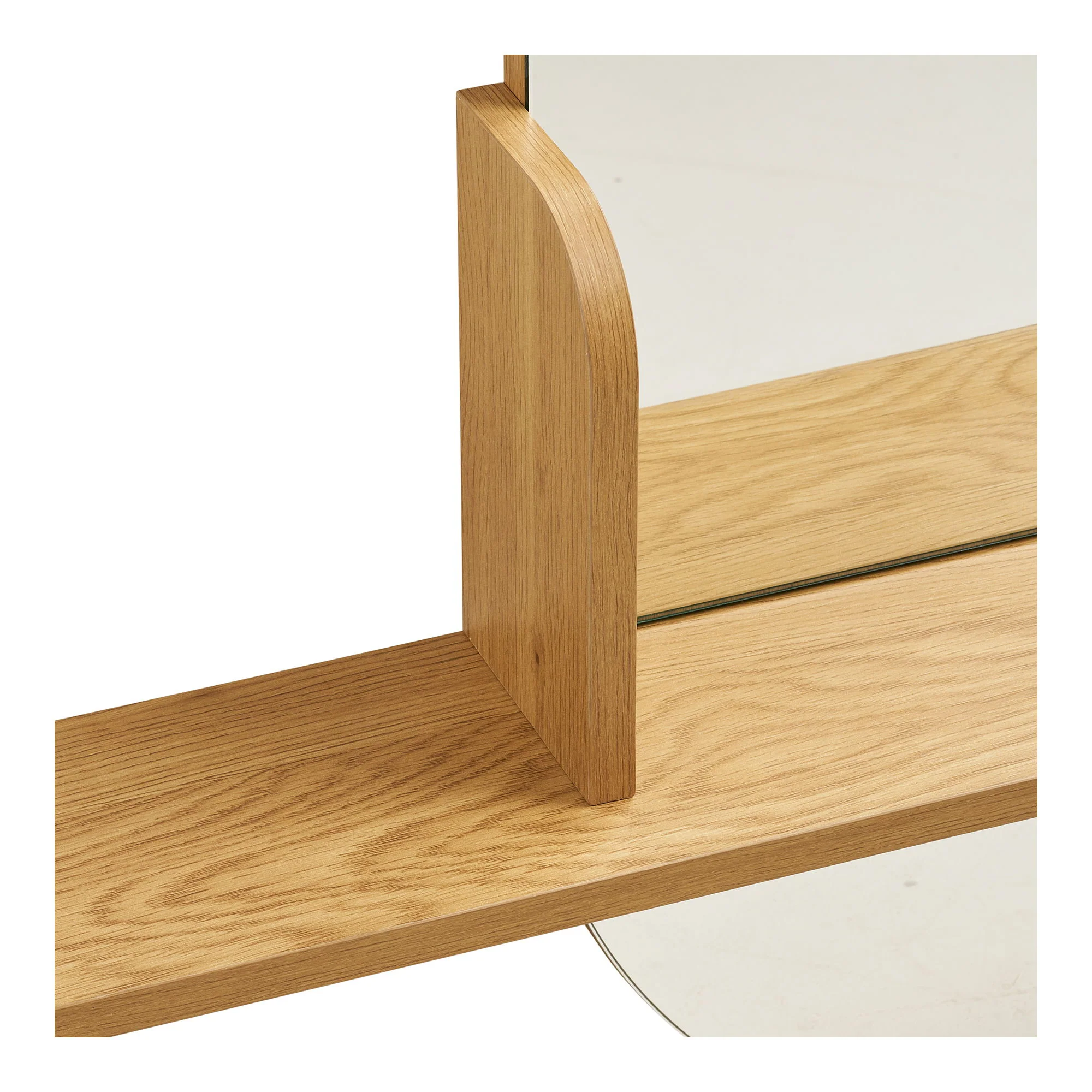 Lustro ścienne Barco 94x92 cm z półką - Image 6