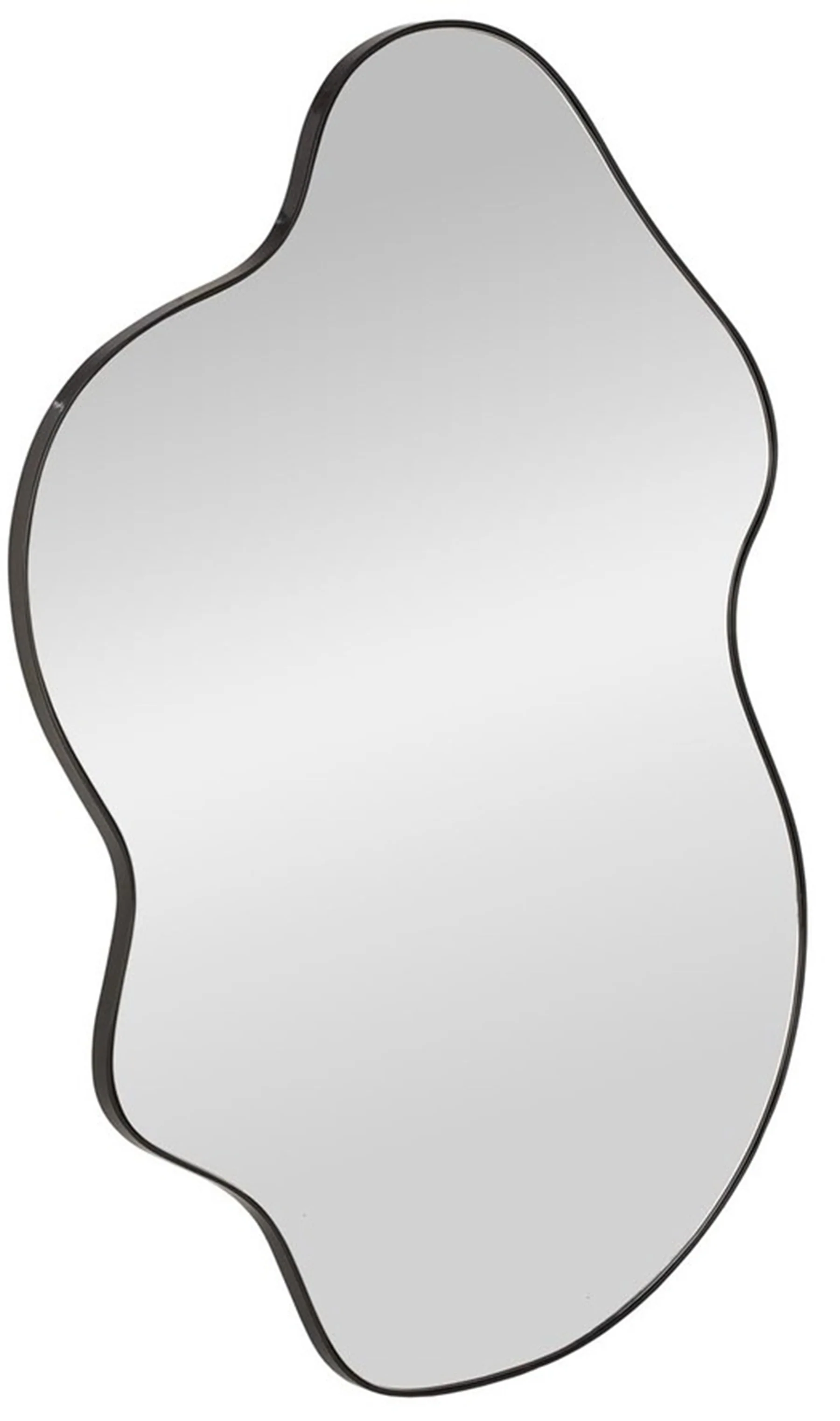 Lustro ścienne Essent 90x56 cm w czarnej ramie