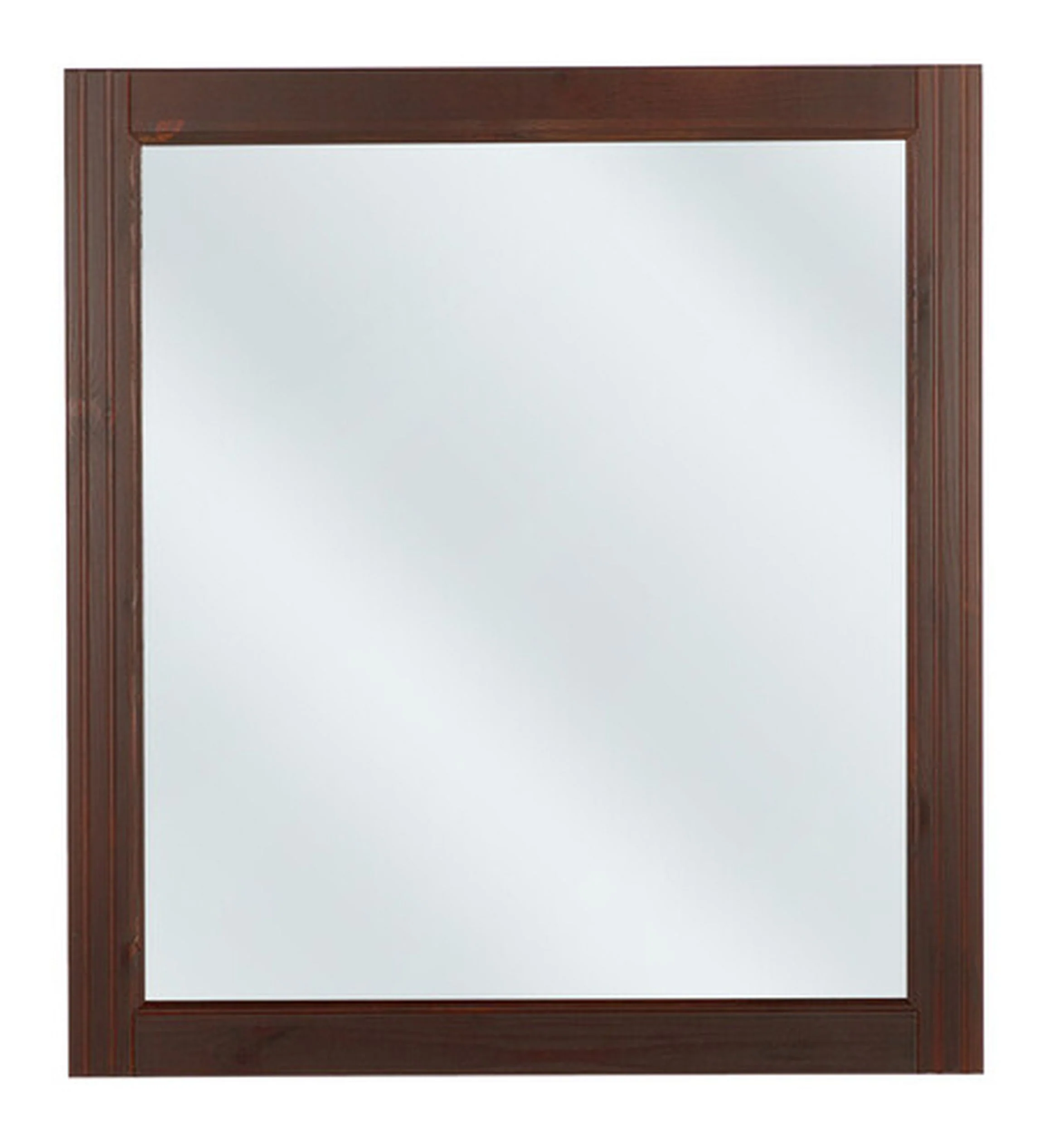 Lustro ścienne Molino 80x73 cm naturalne drewno - Image 3