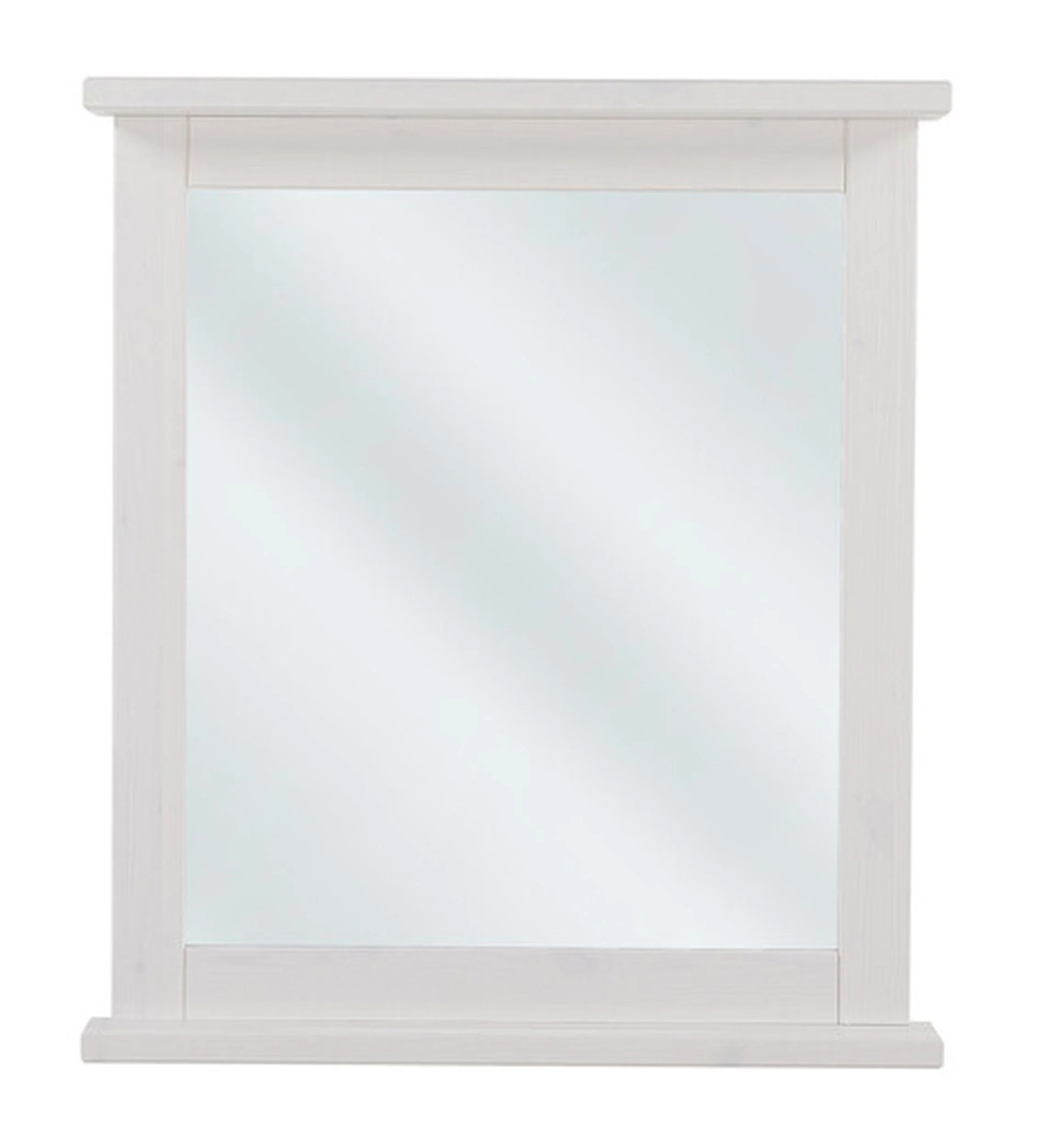 Lustro ścienne Octavia 80x70 cm w białej ramie