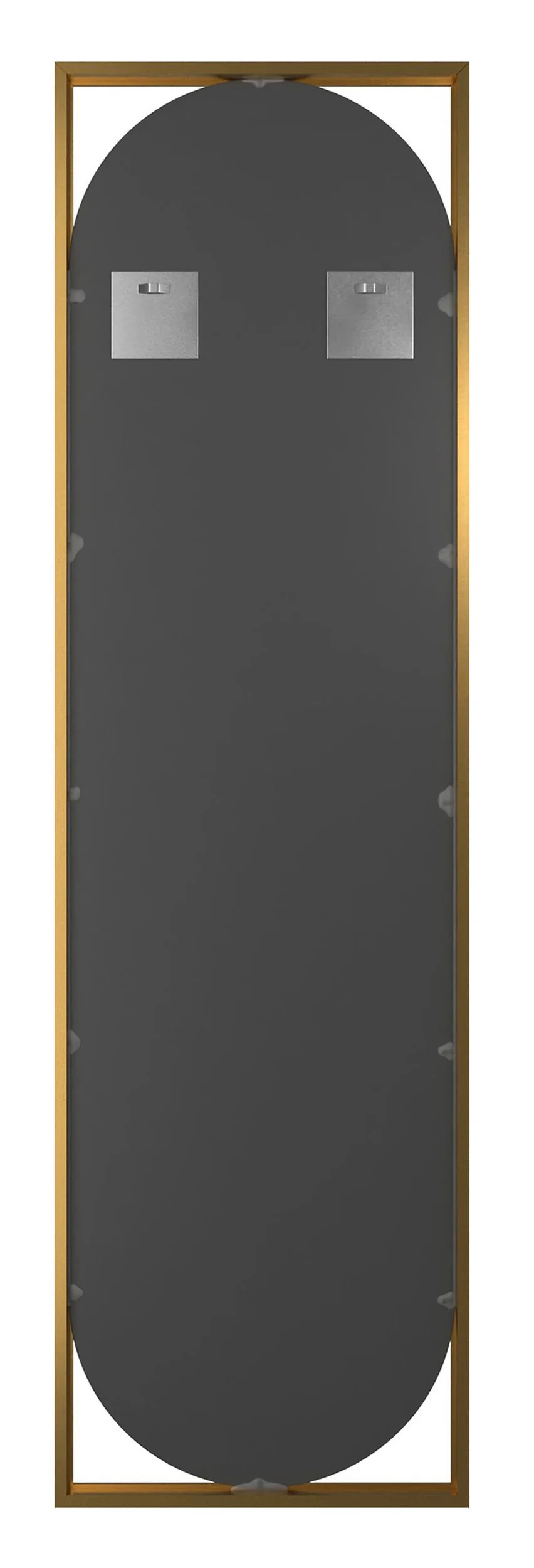 Lustro ścienne Thelmen 132x37 cm w złotej ramie - Image 5
