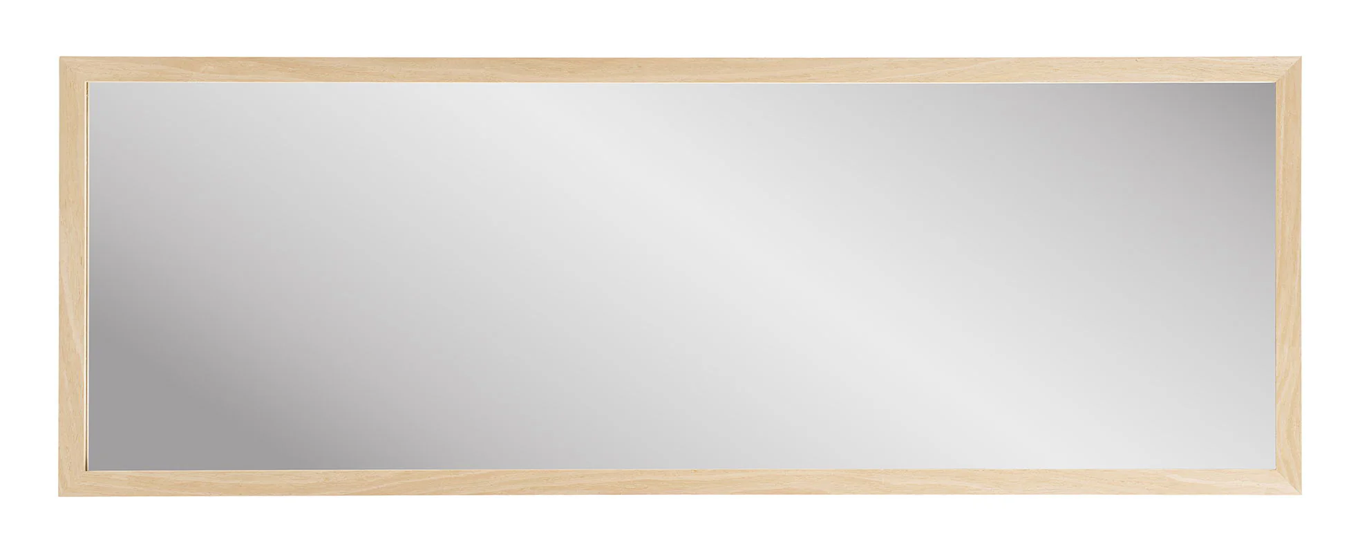 Lustro Scottsdale 110x45 cm w jasnobrązowej ramie - Image 6