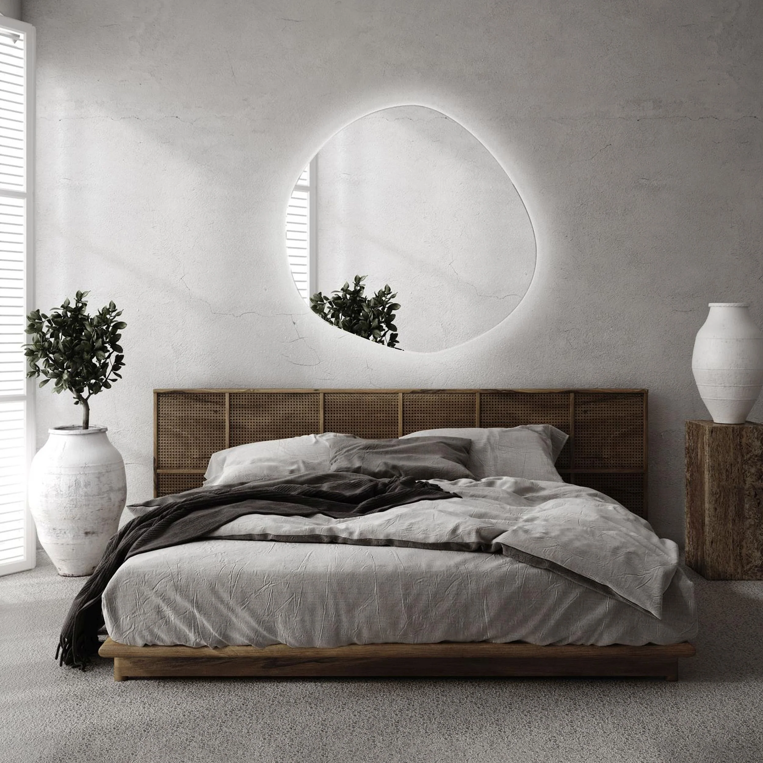 Lustro wiszące Chmurka z podświetleniem LED 68 cm - Image 4