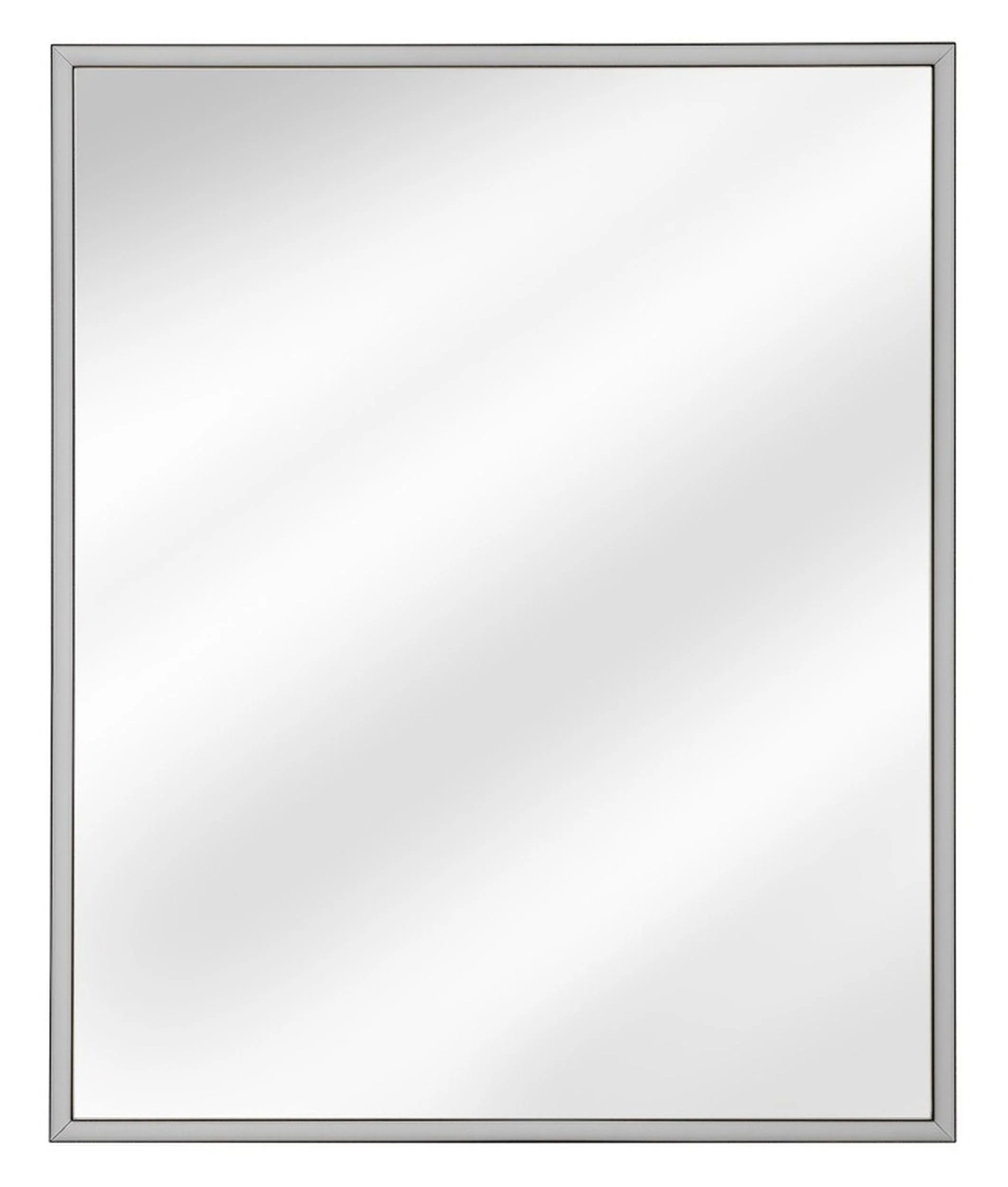 Lustro z podświetleniem LED Alice 83x68 cm w grafitowej ramie - Image 3