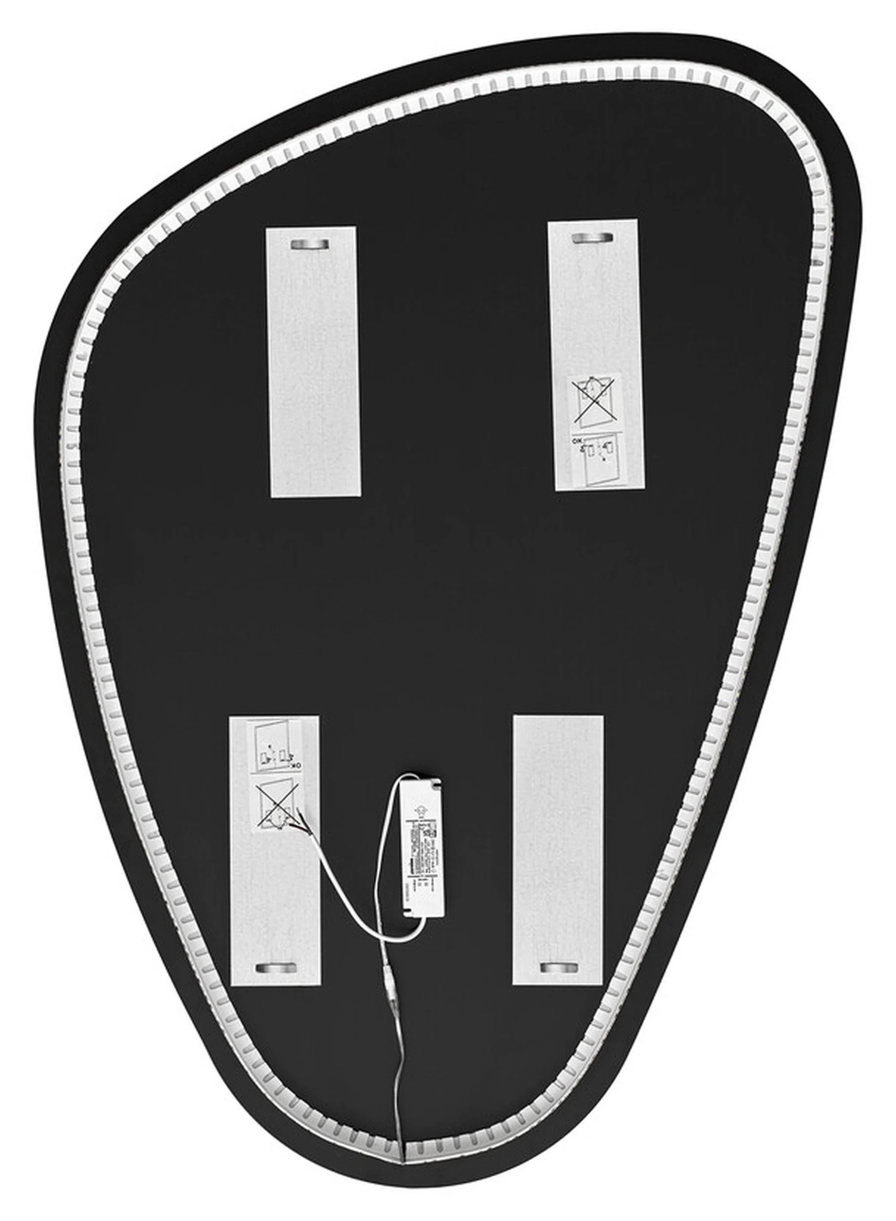 Lustro z podświetleniem LED Impala 103x74 cm - Image 3