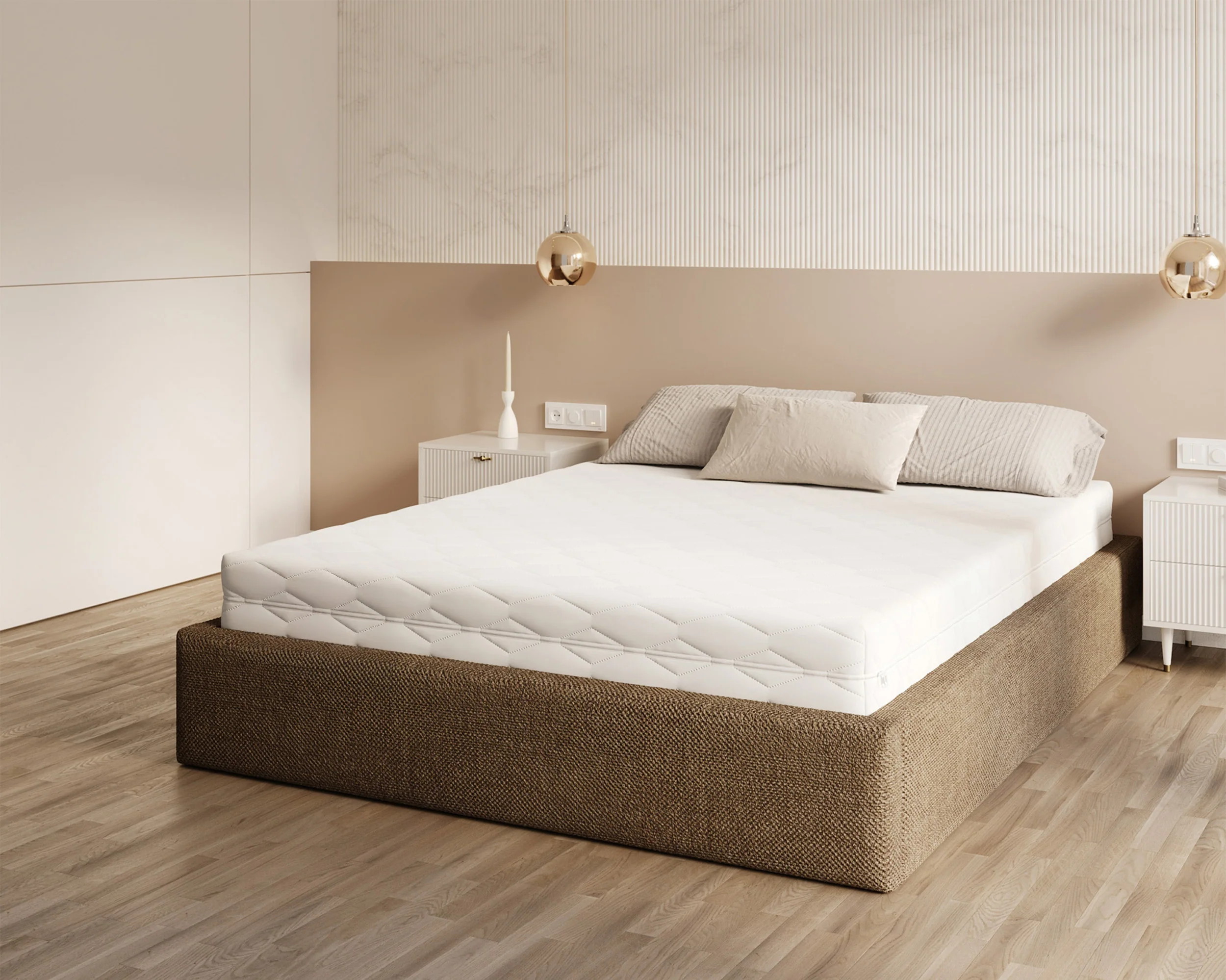Materac piankowy 140x200 cm Pikolini z lateksem i kokosem dwustronny hipoalergiczny - Image 3