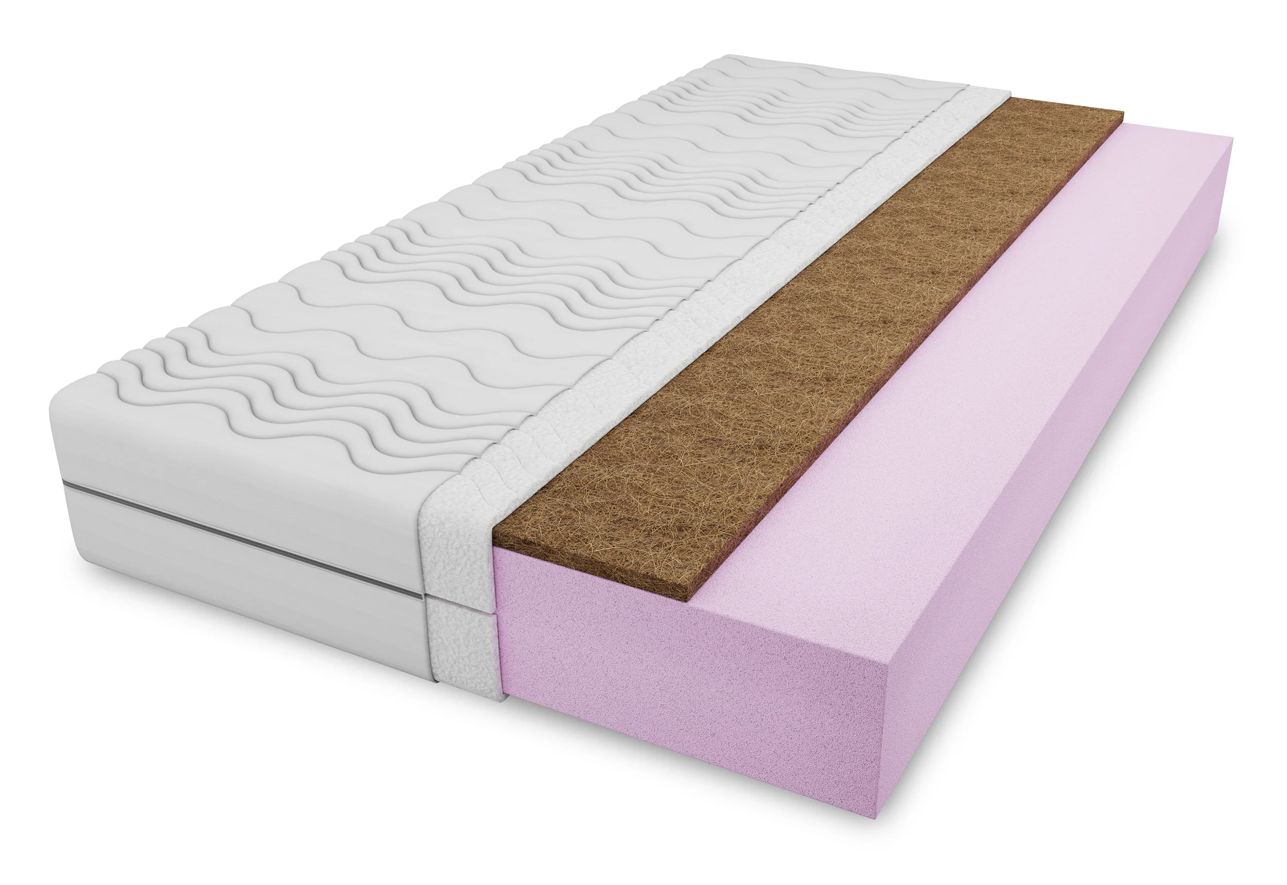 Materac piankowy 90x200 cm Foulum dwustronny