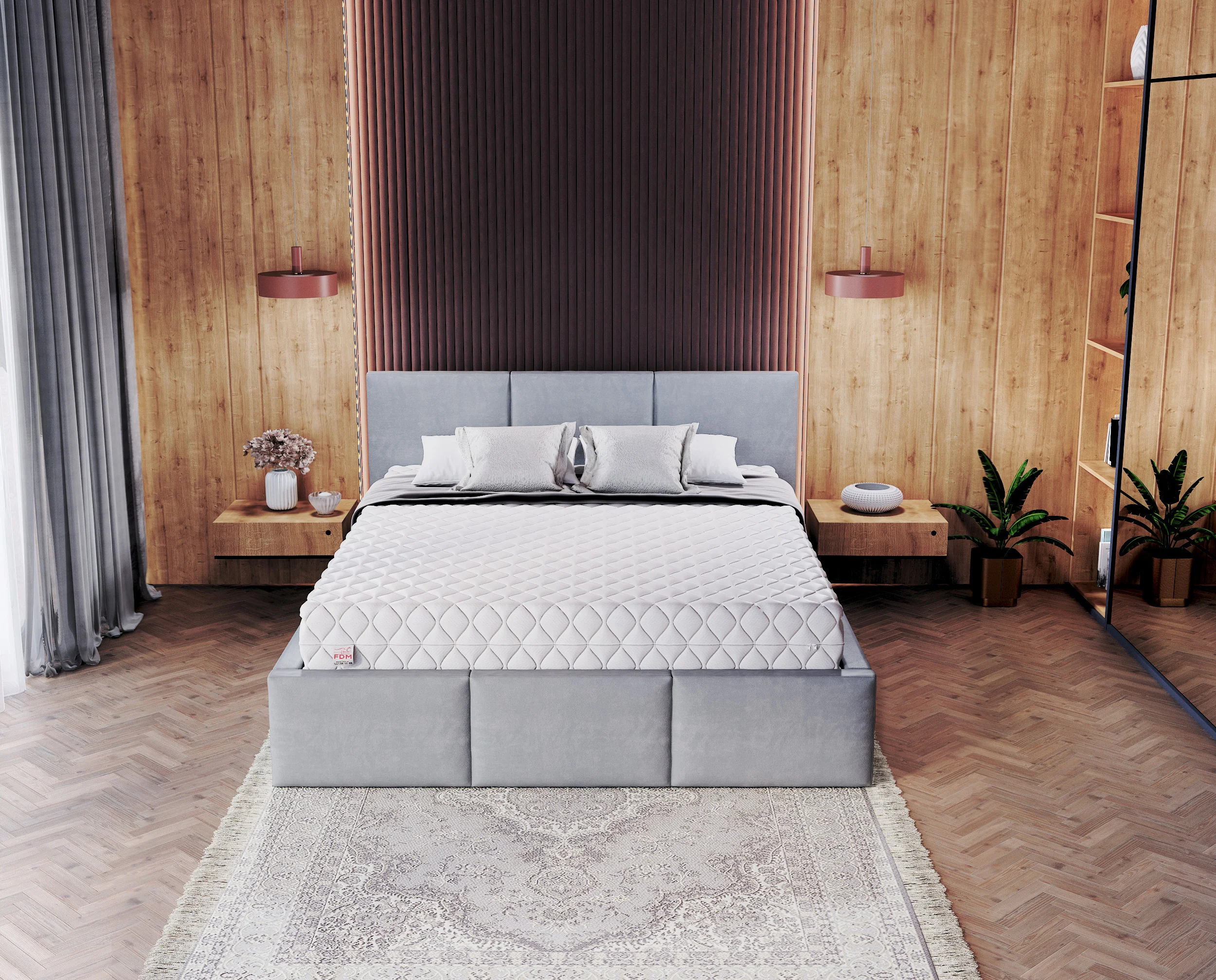 Materac sprężynowy 100x200 cm Brooks - Image 3