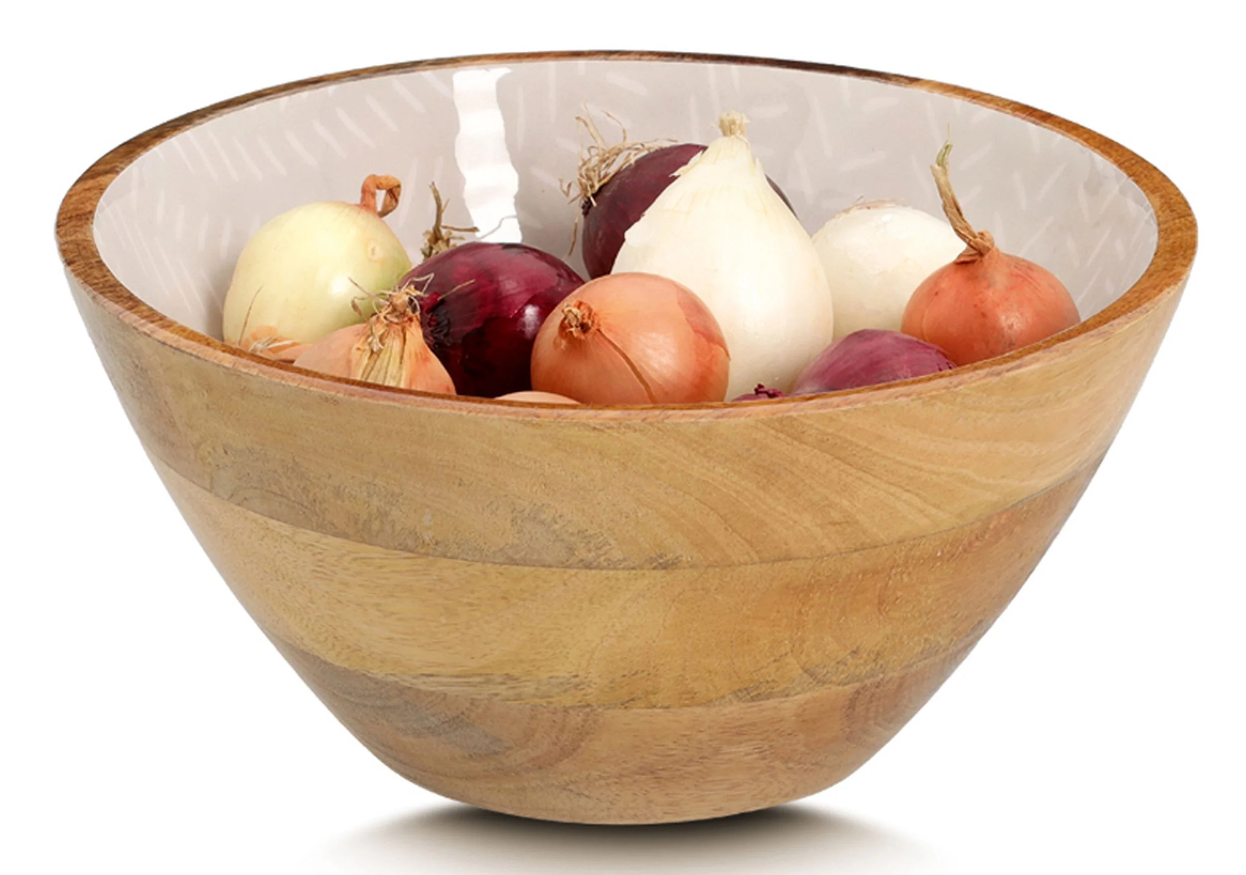 Miska Cherrey 25x13 cm drewno mango beżowa - Image 2