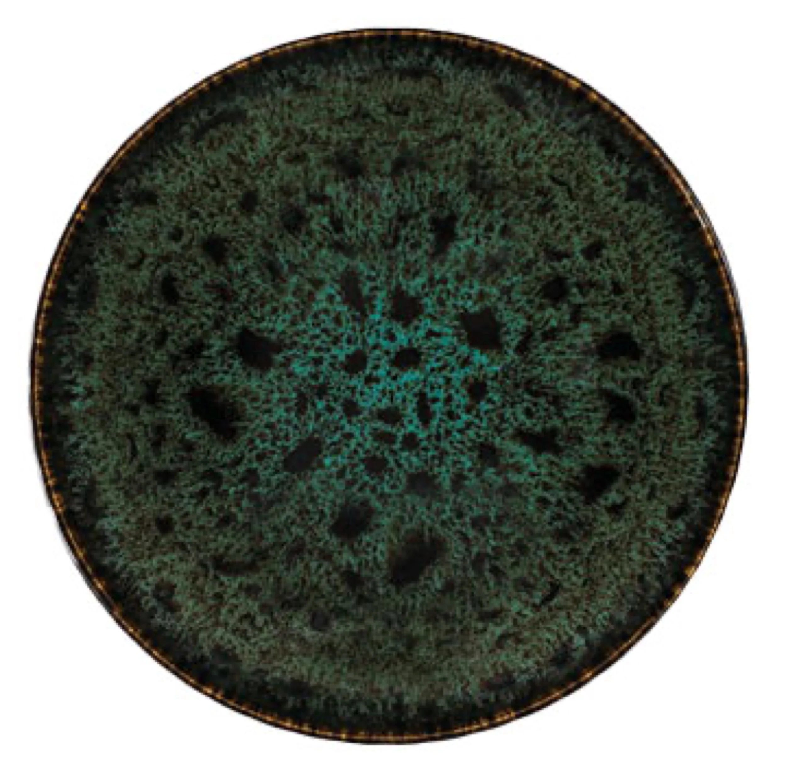 Miska salaterka Jade 17 cm ceramiczna ciemnozielona - Image 2
