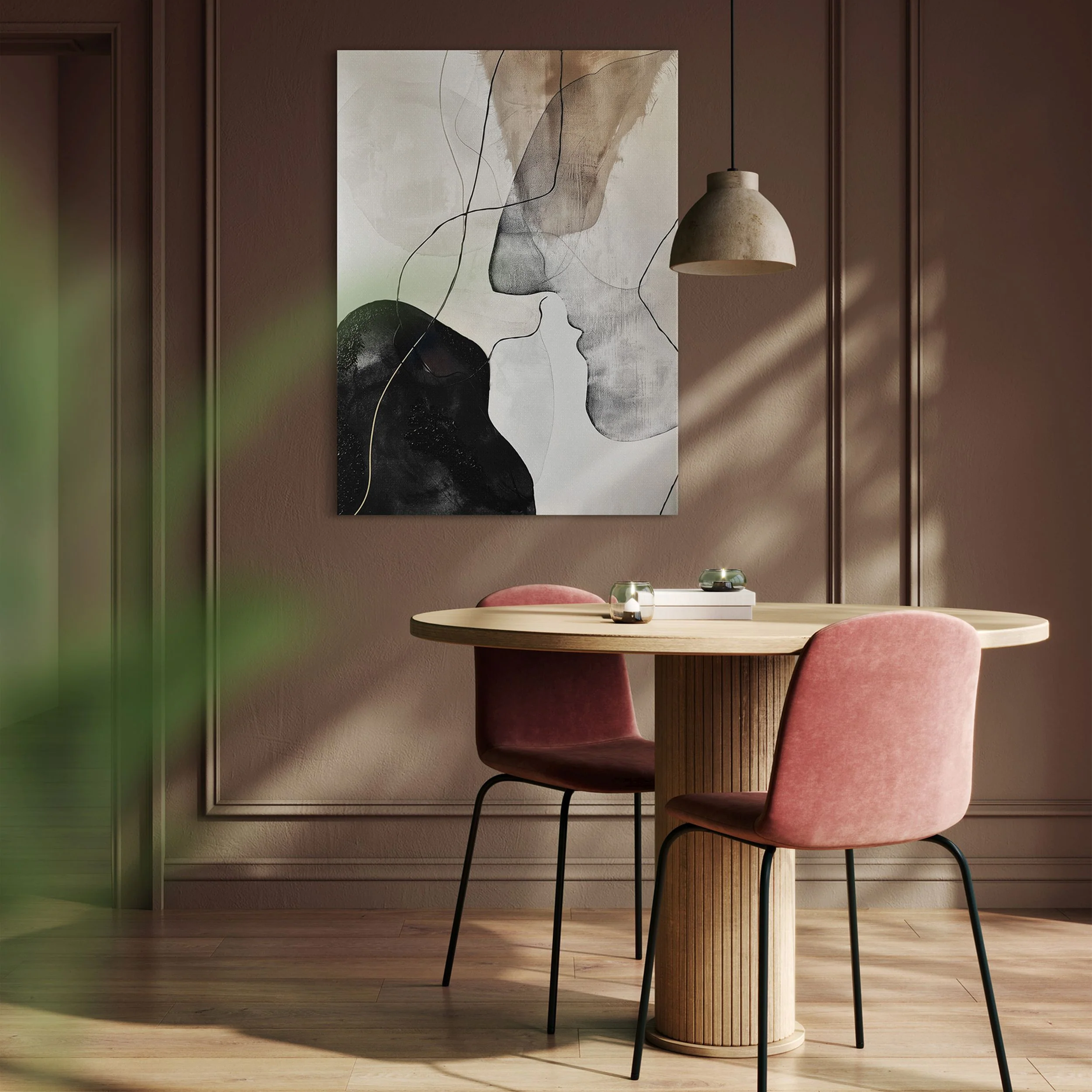 Obraz Kiss 100x70 cm z ręcznie malowanymi elementami - Image 4
