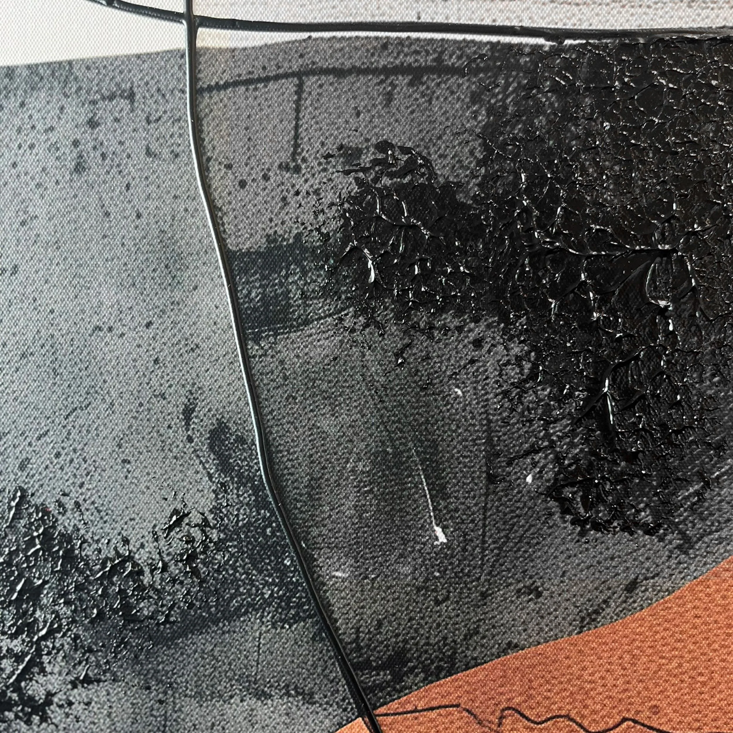 Obraz Mars 100x70 cm z ręcznie malowanymi elementami - Image 8
