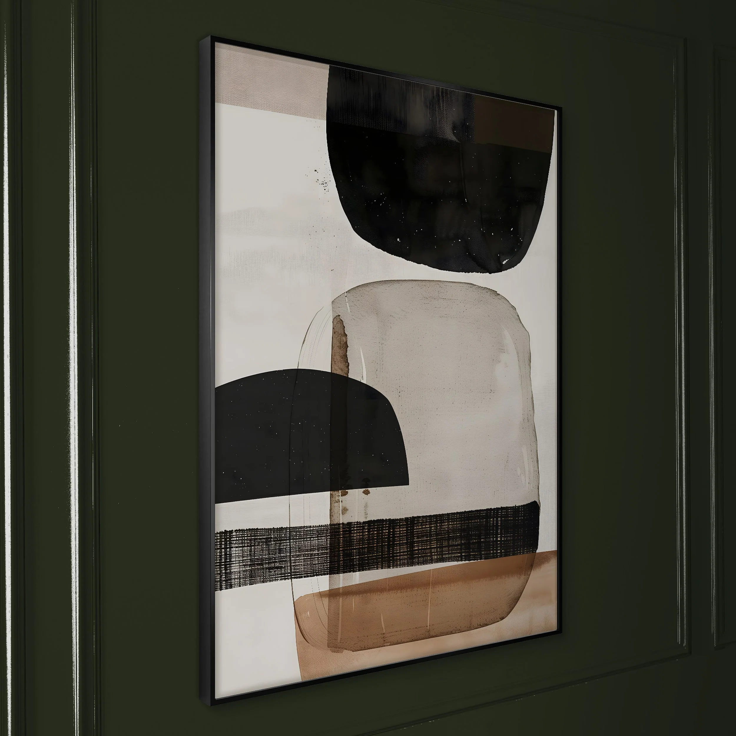 Obraz w czarnej ramie Layered 70x50 cm - Image 6