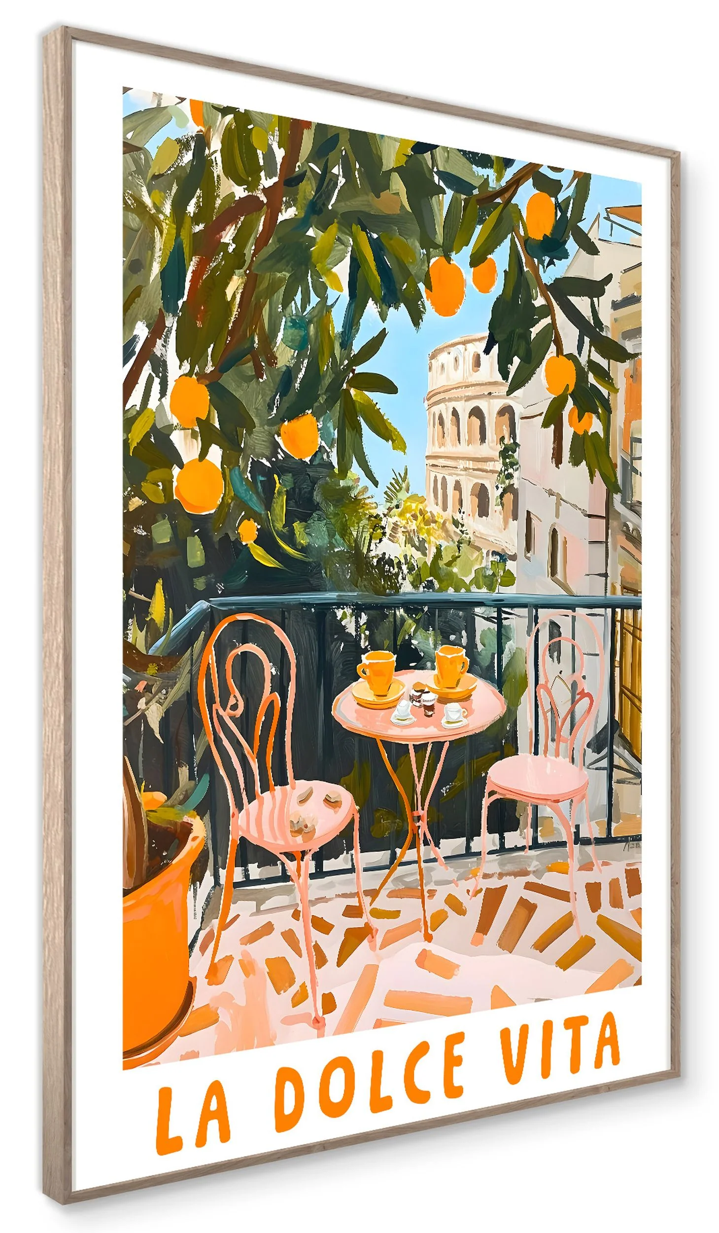Obraz w ramie Balcony II 70x50 cm - Image 5