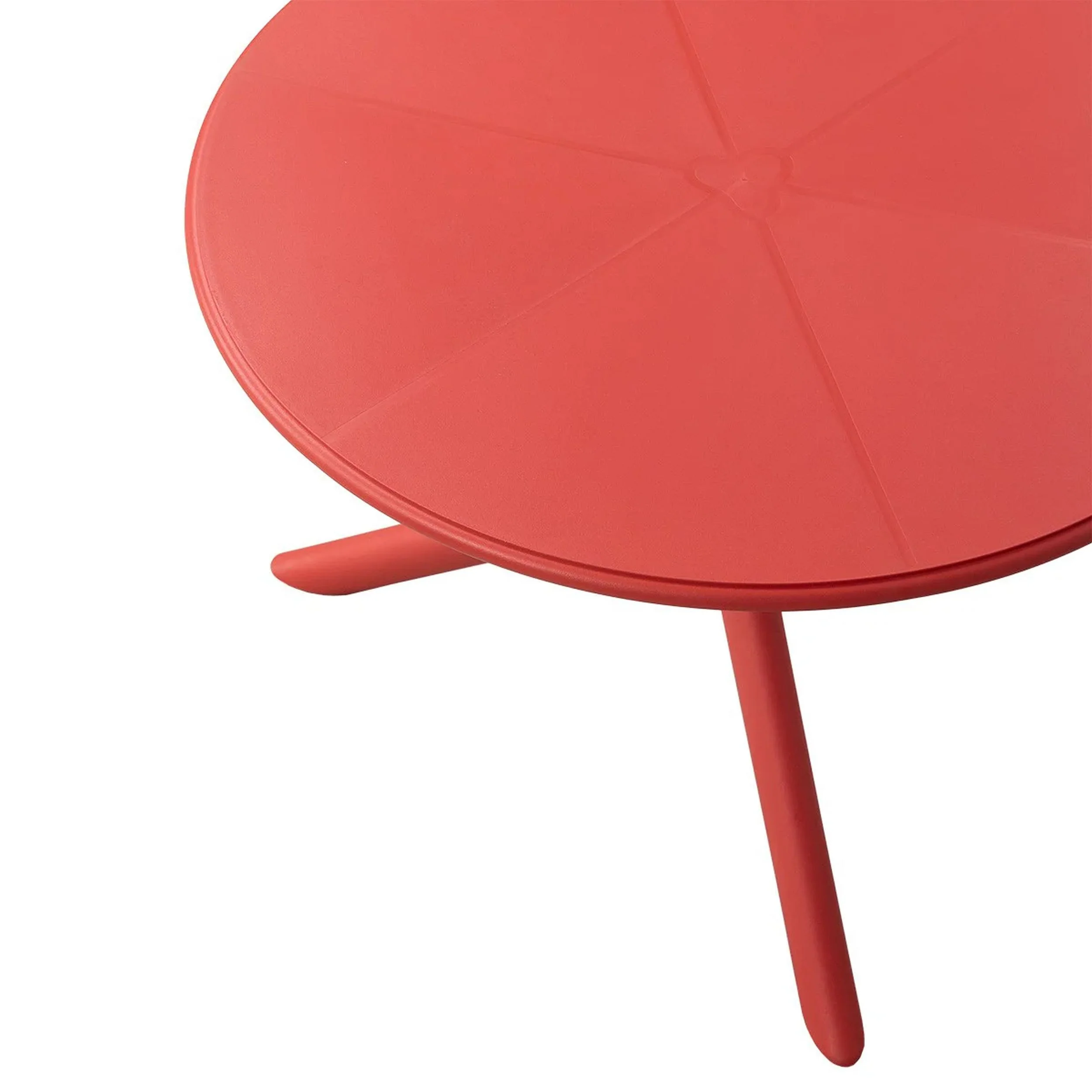 Okrągły stół ogrodowy Spritz Nardi 60 cm z certyfikowanego tworzywa czerwony - Image 4
