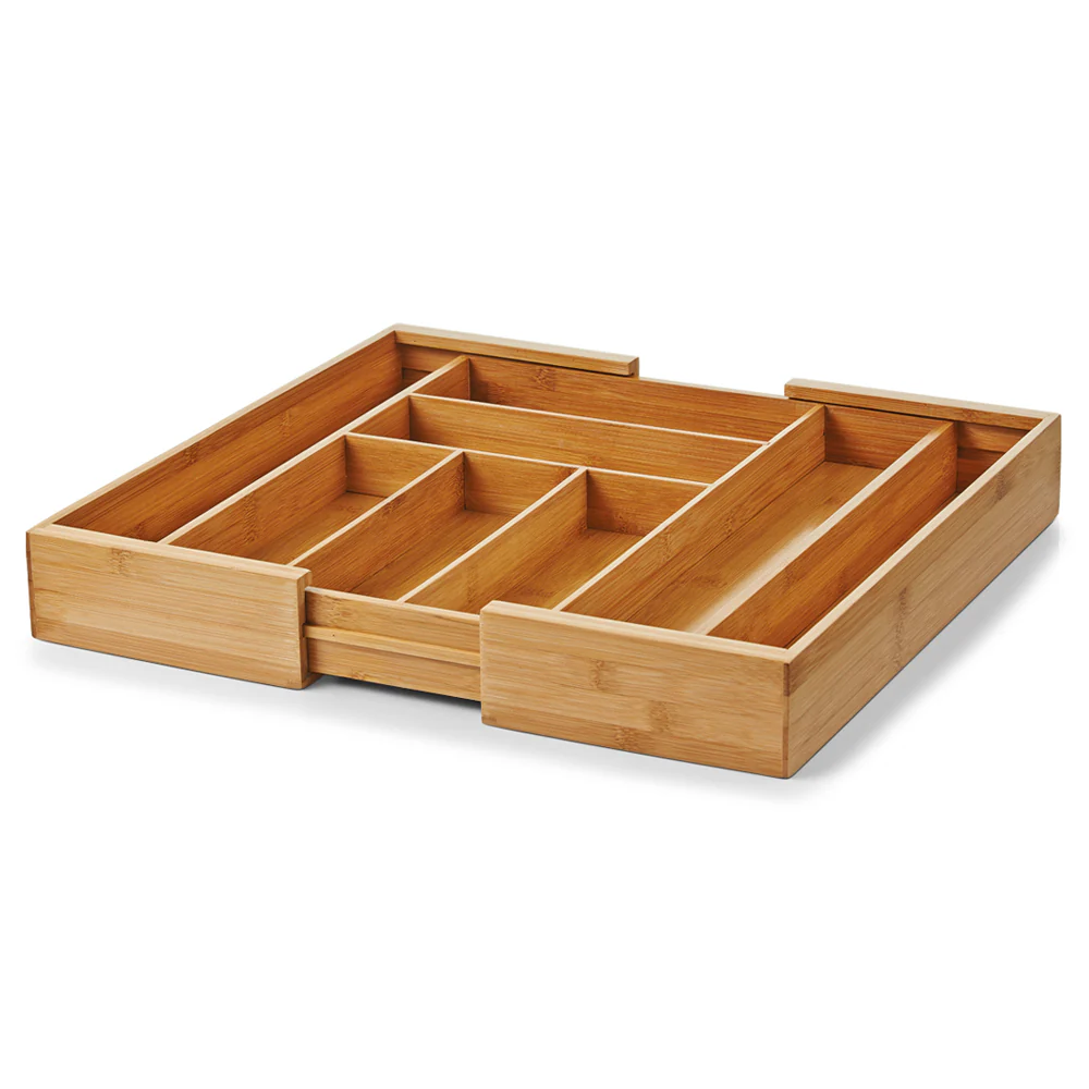 Organizer do szuflady Wondle regulowany z bambusa 35-58x43,6 cm - Image 2