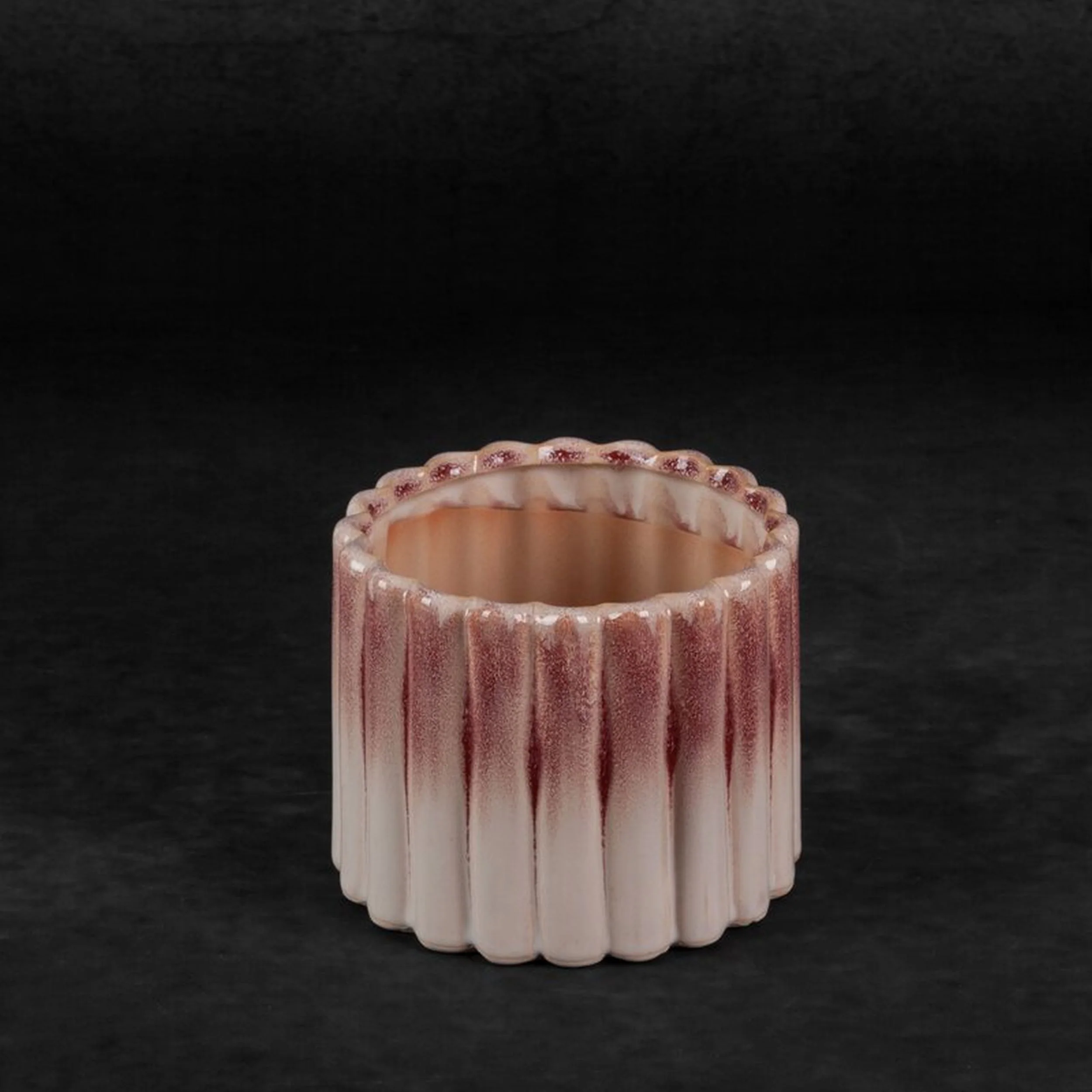 Osłonka na doniczkę Evita 14 cm różowa - Image 5