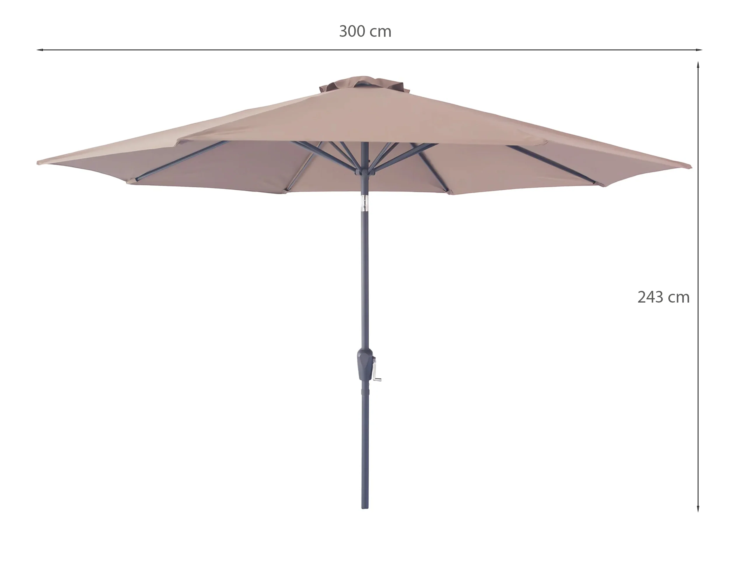 Parasol ogrodowy Clarring beżowy - Image 2