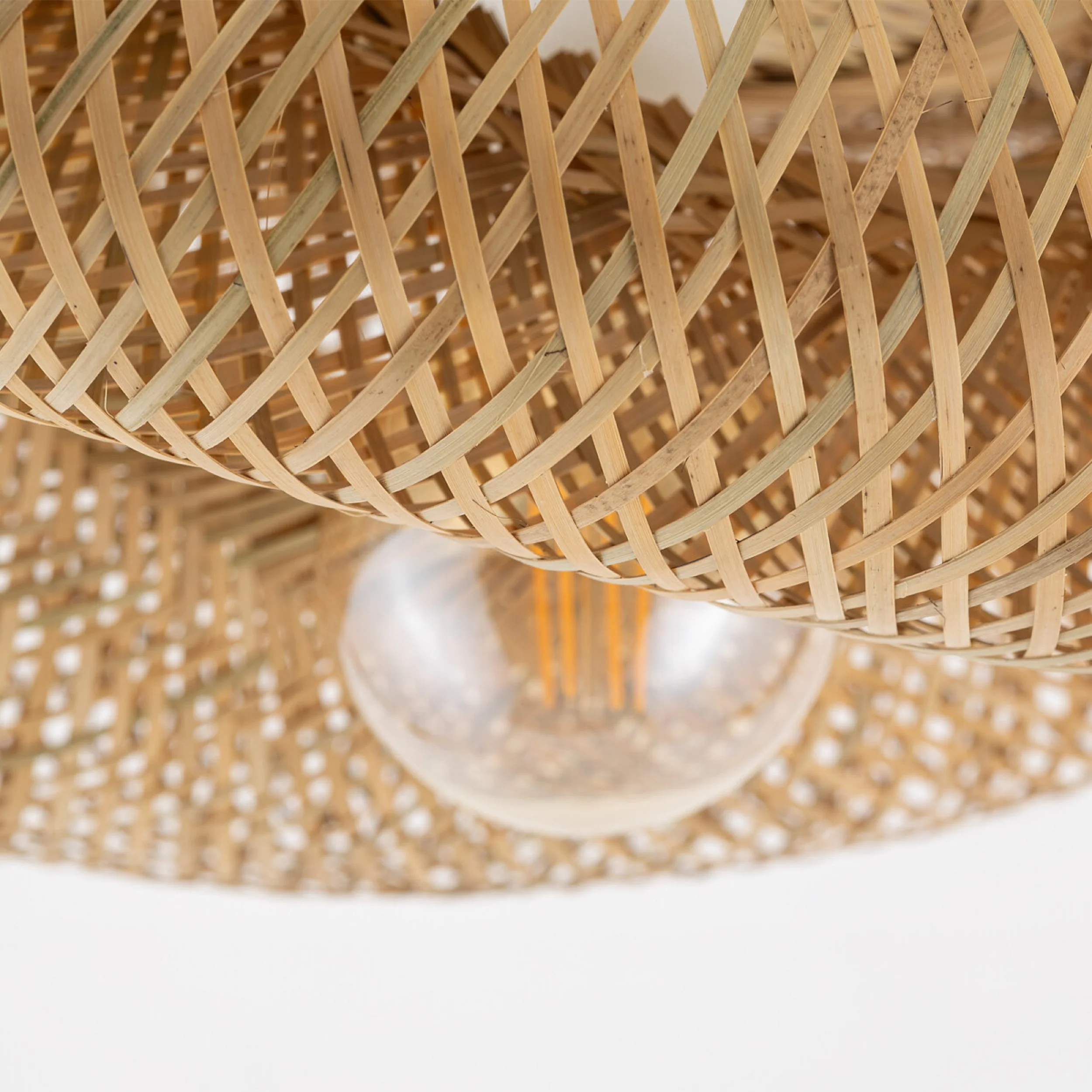 Plafon Havana 44x60 cm rattanowy - Image 4