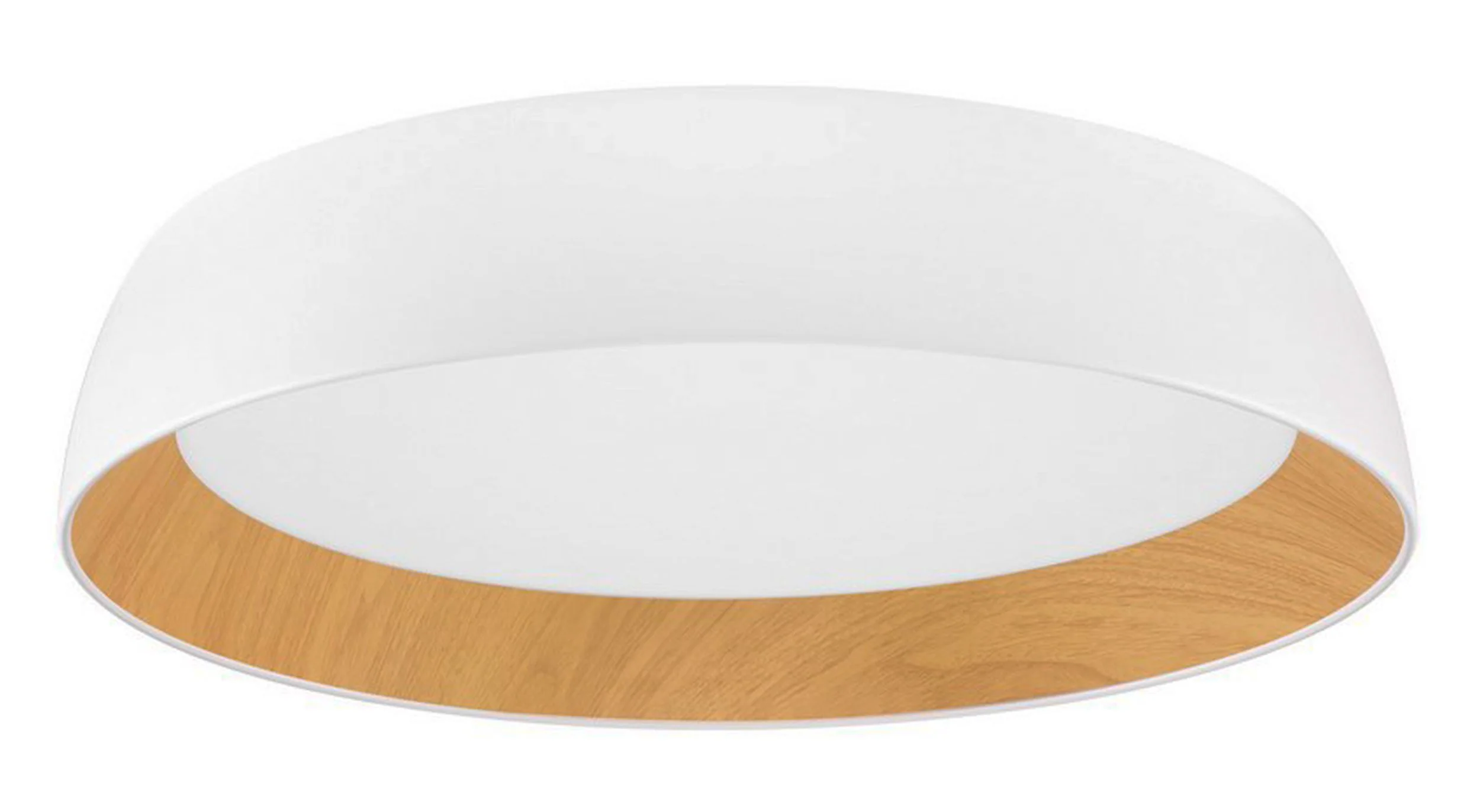 Plafon Kessov LED brązowo-biały
