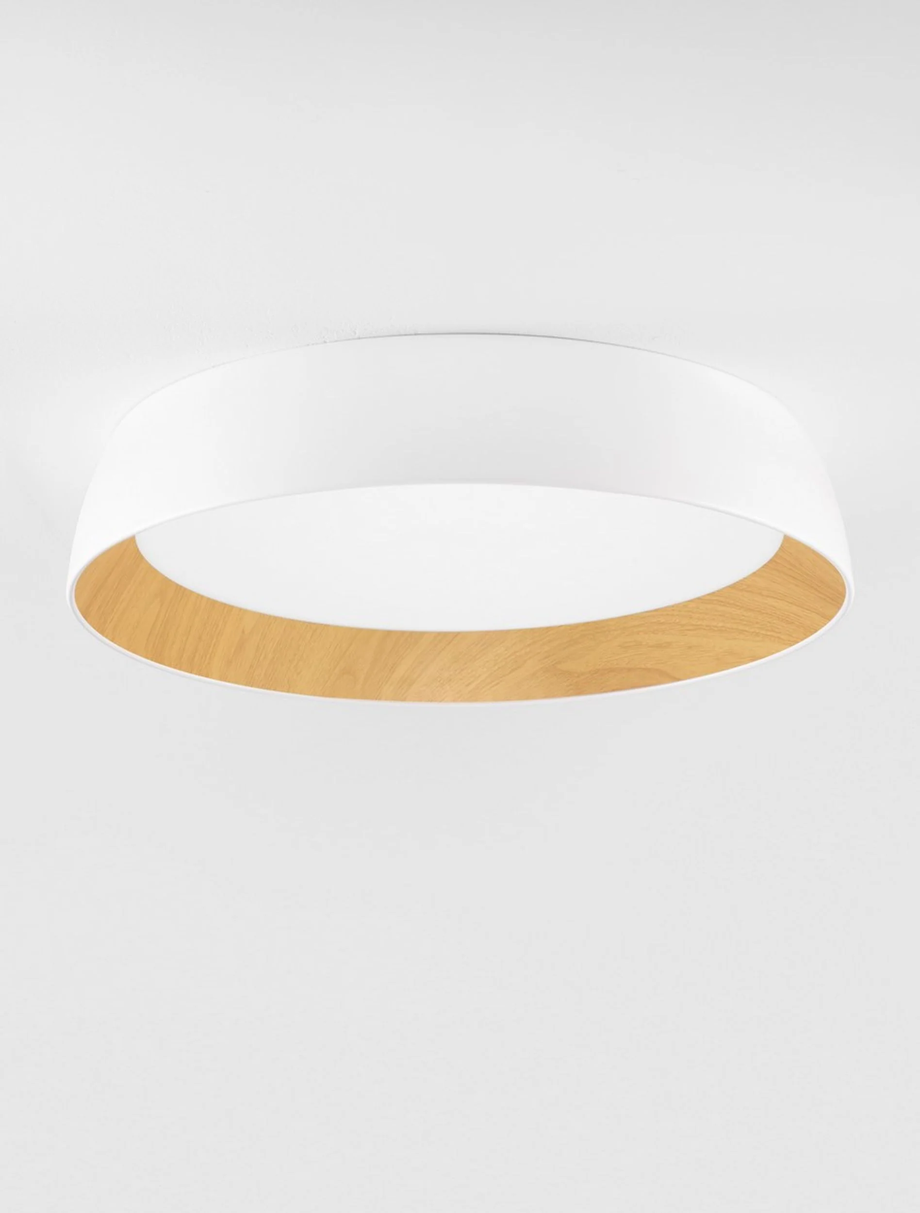 Plafon Kessov LED brązowo-biały - Image 3